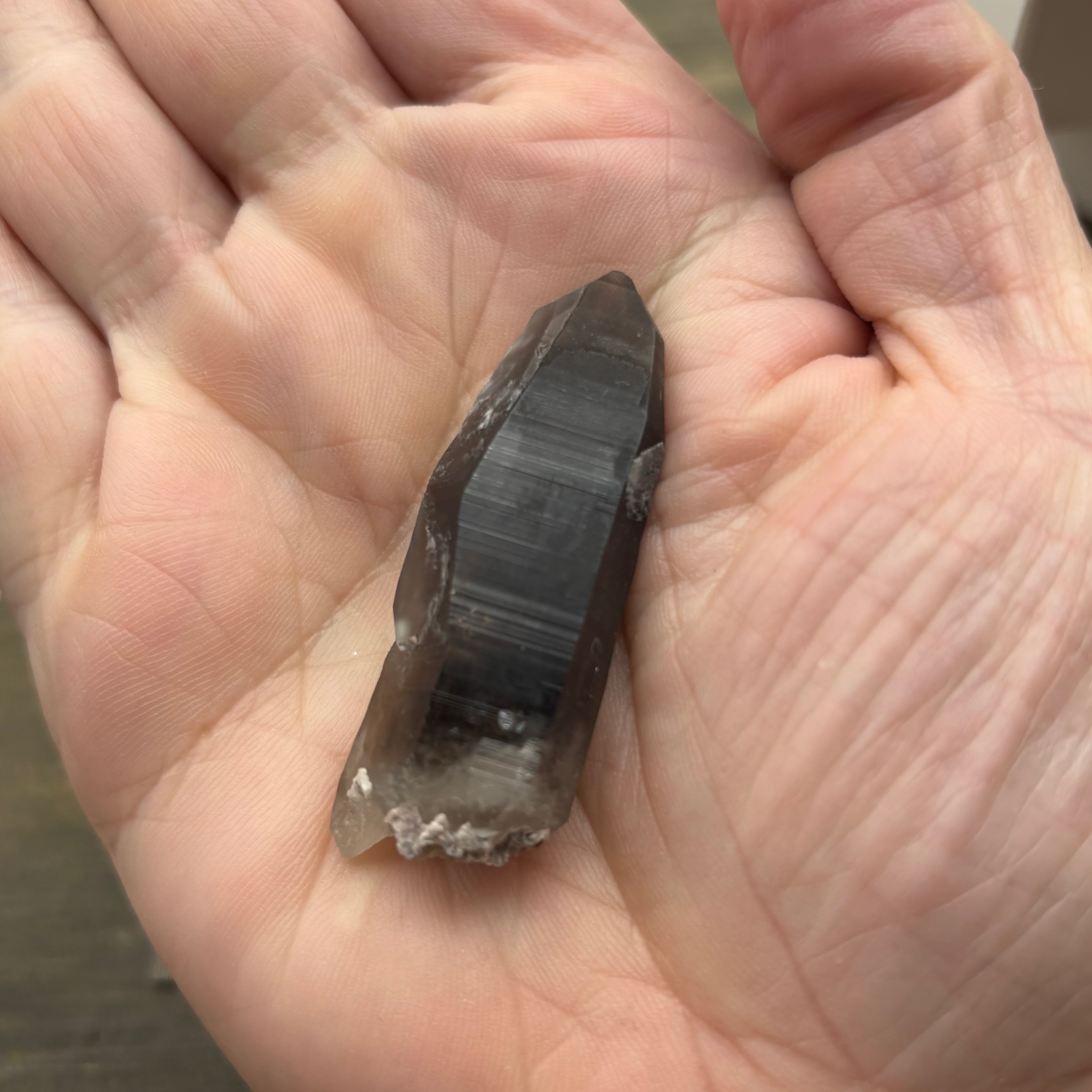 Dark Smoky Quartz Whole Crystal - 019