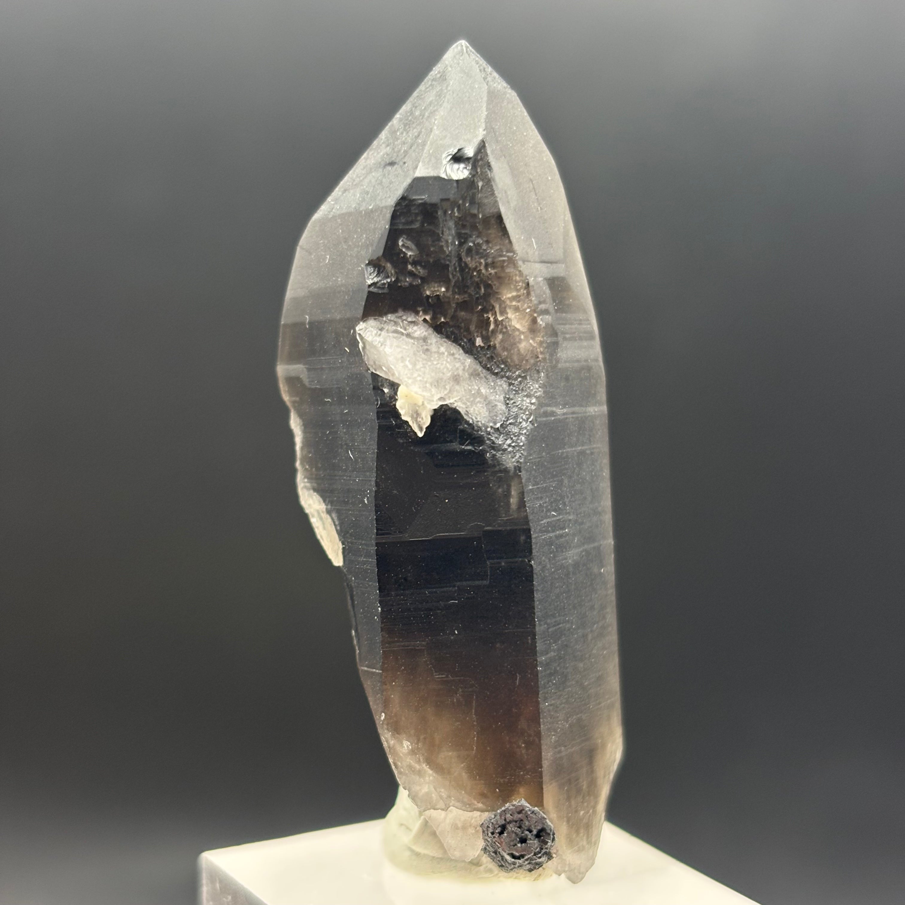 Dark Smoky Quartz Whole Crystal - 021