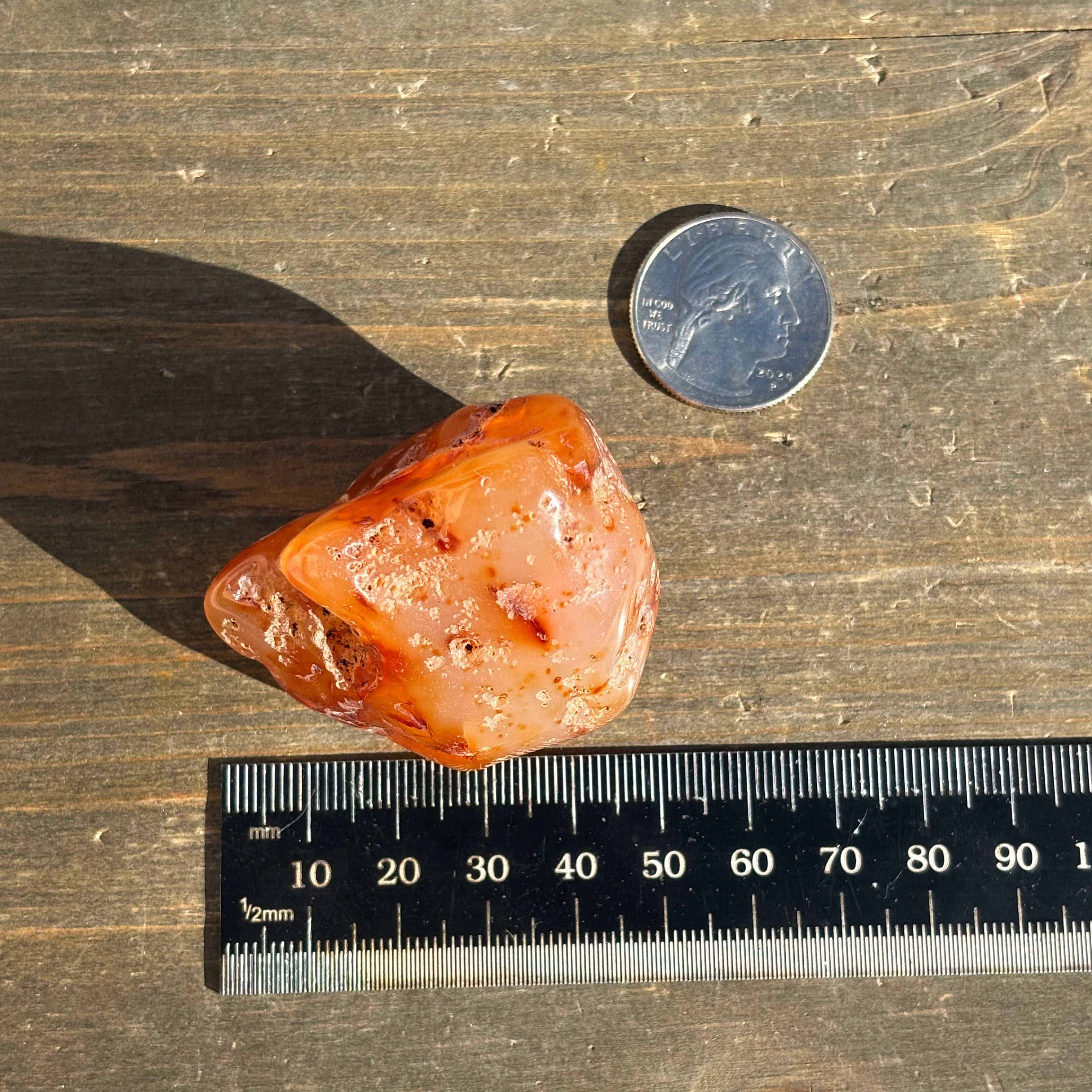Rare Red Carnelian (Polished) - 017