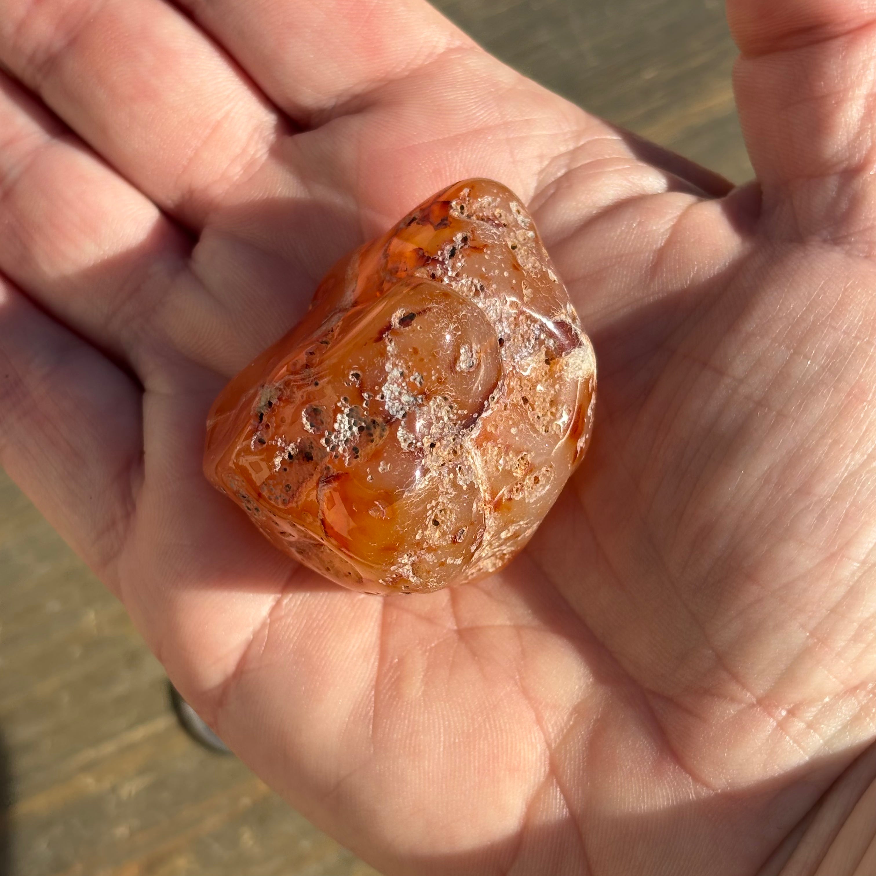 Rare Red Carnelian (Polished) - 017