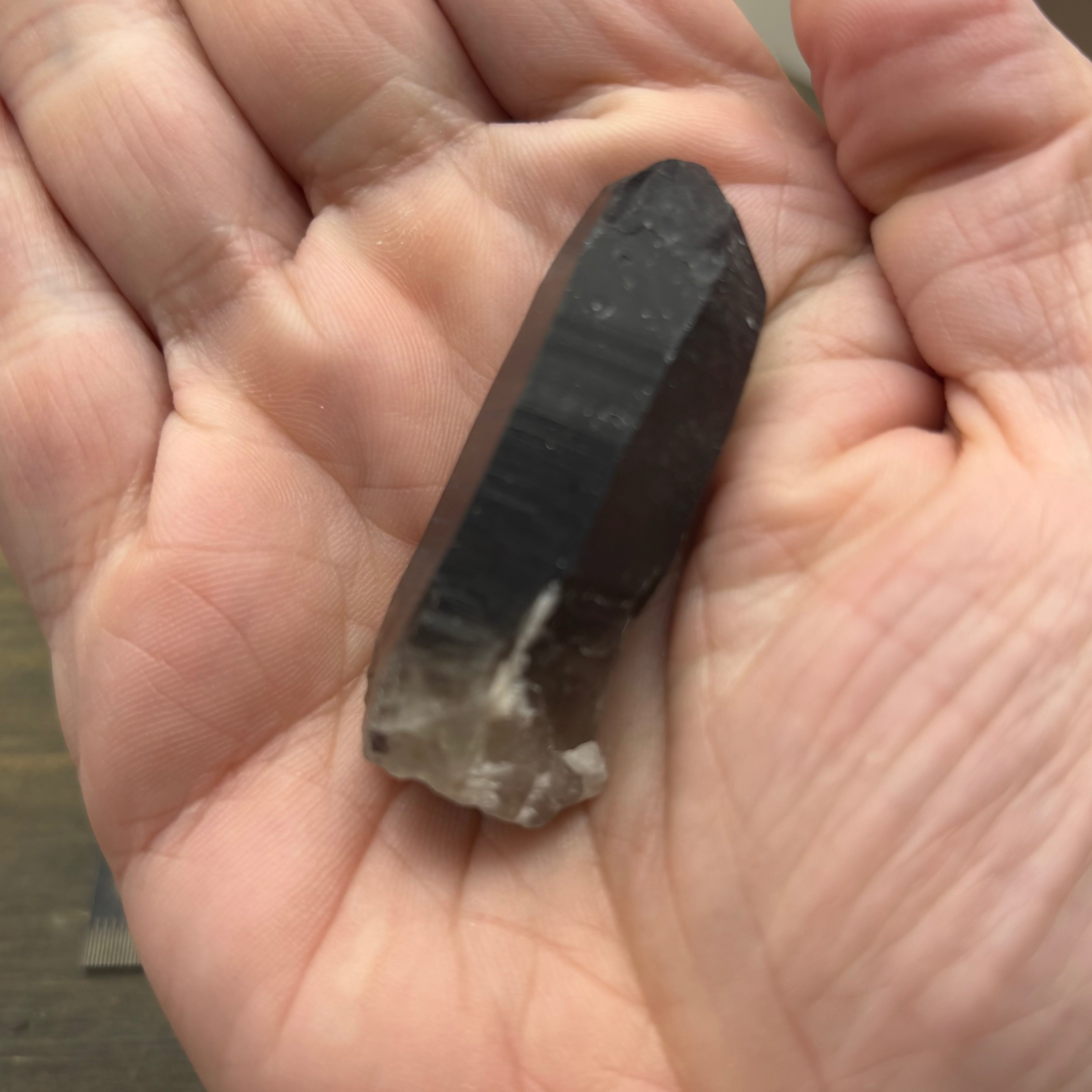 Dark Smoky Quartz Whole Crystal - 024