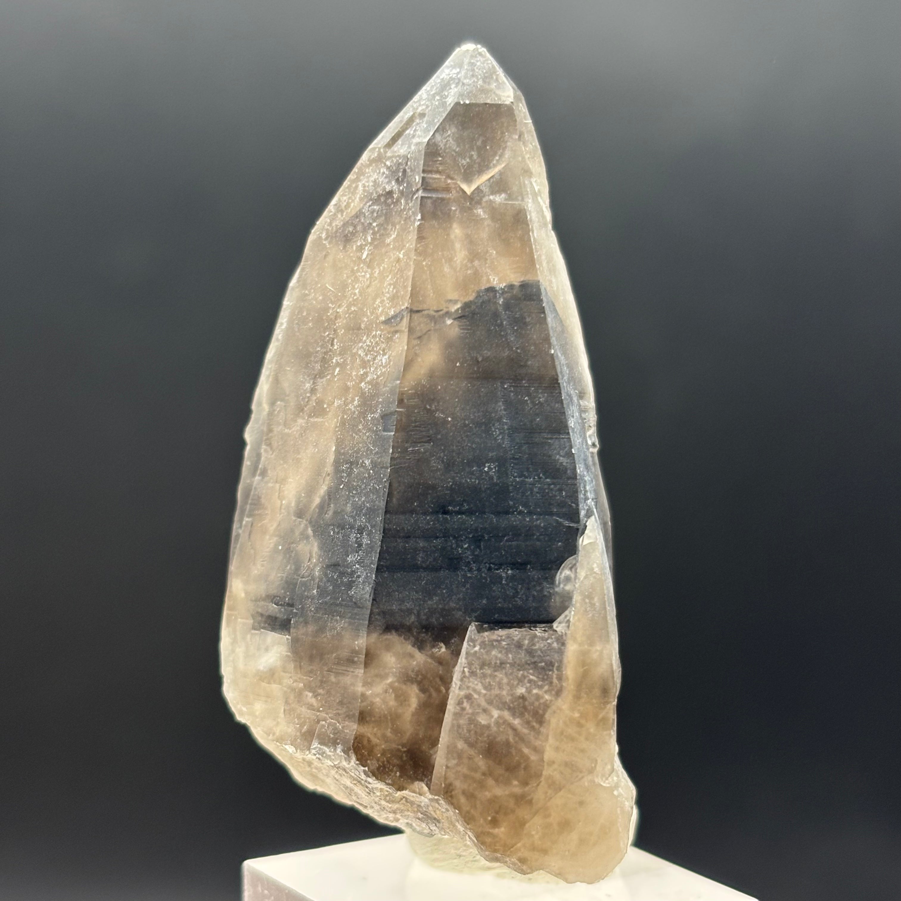 Dark Smoky Quartz Whole Crystal - 027