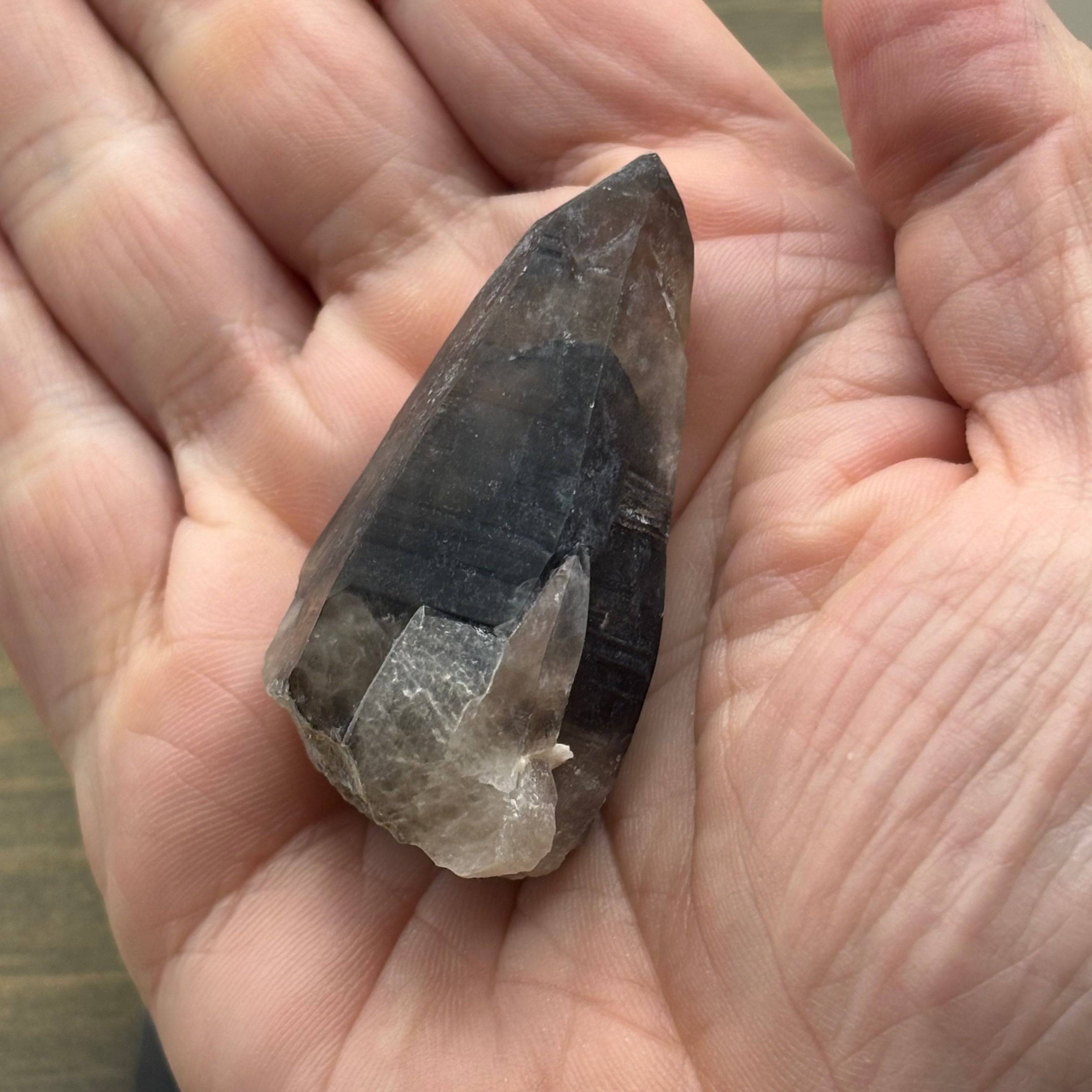 Dark Smoky Quartz Whole Crystal - 027