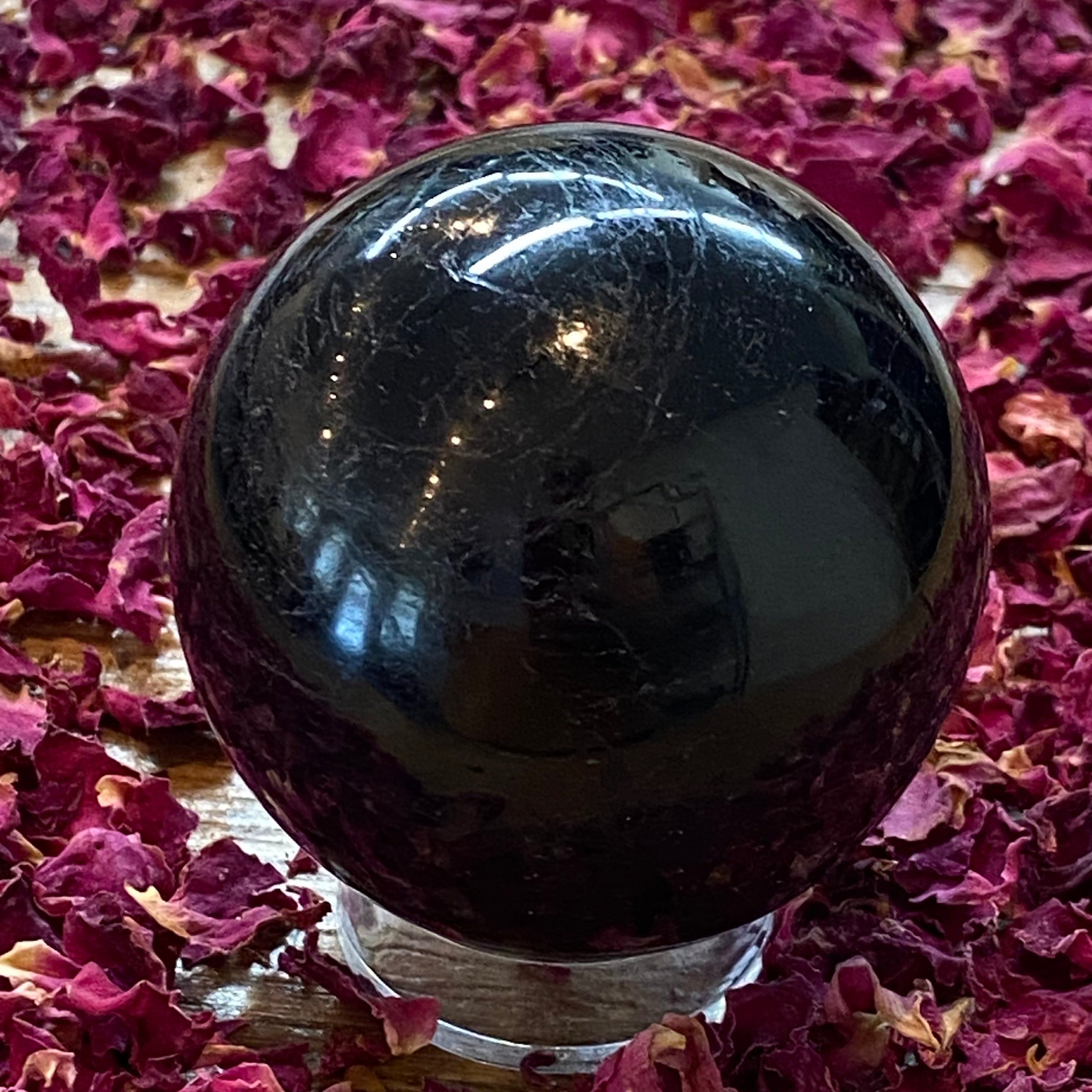 Black Tourmaline Sphere - 002