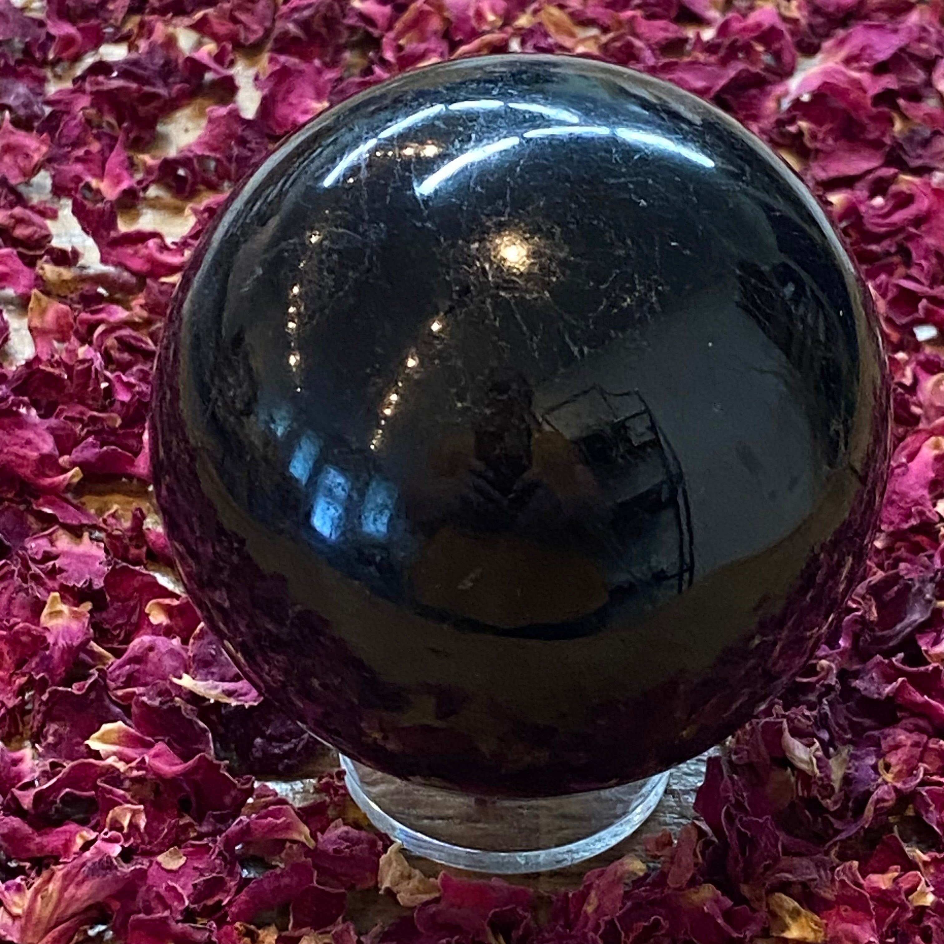 Black Tourmaline Sphere - 011