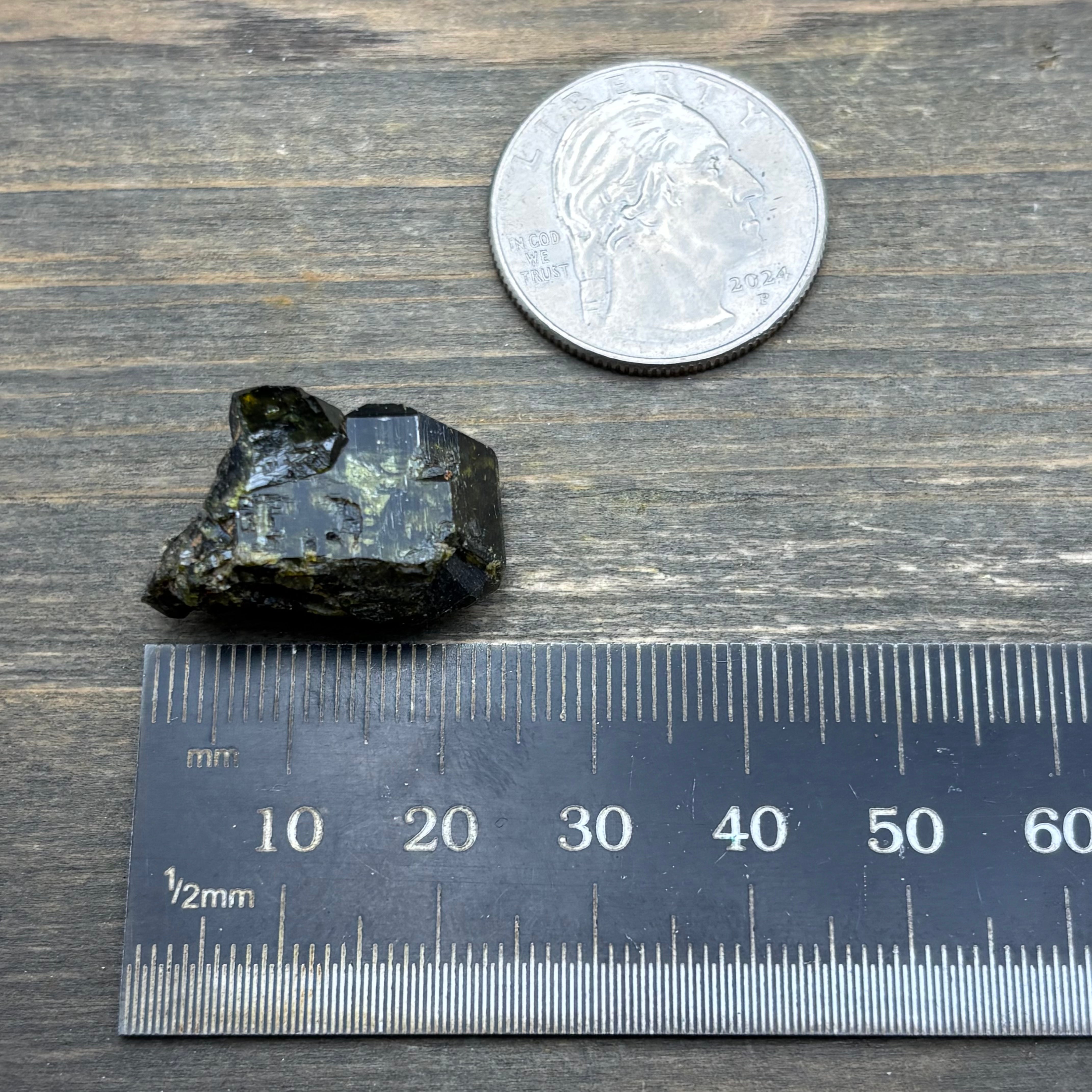 Alaskan Epidote Terminated Crystal - 001