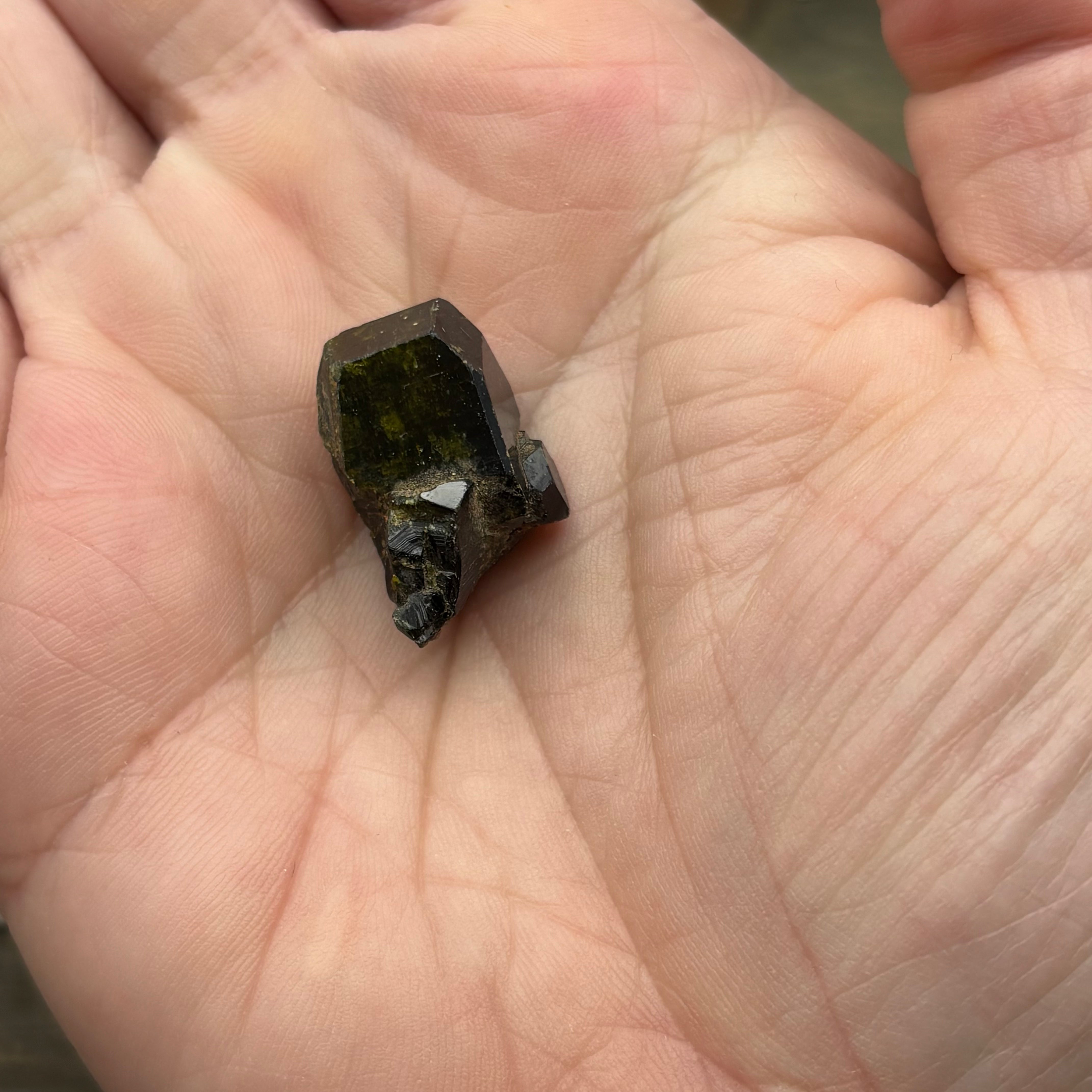 Alaskan Epidote Terminated Crystal - 001