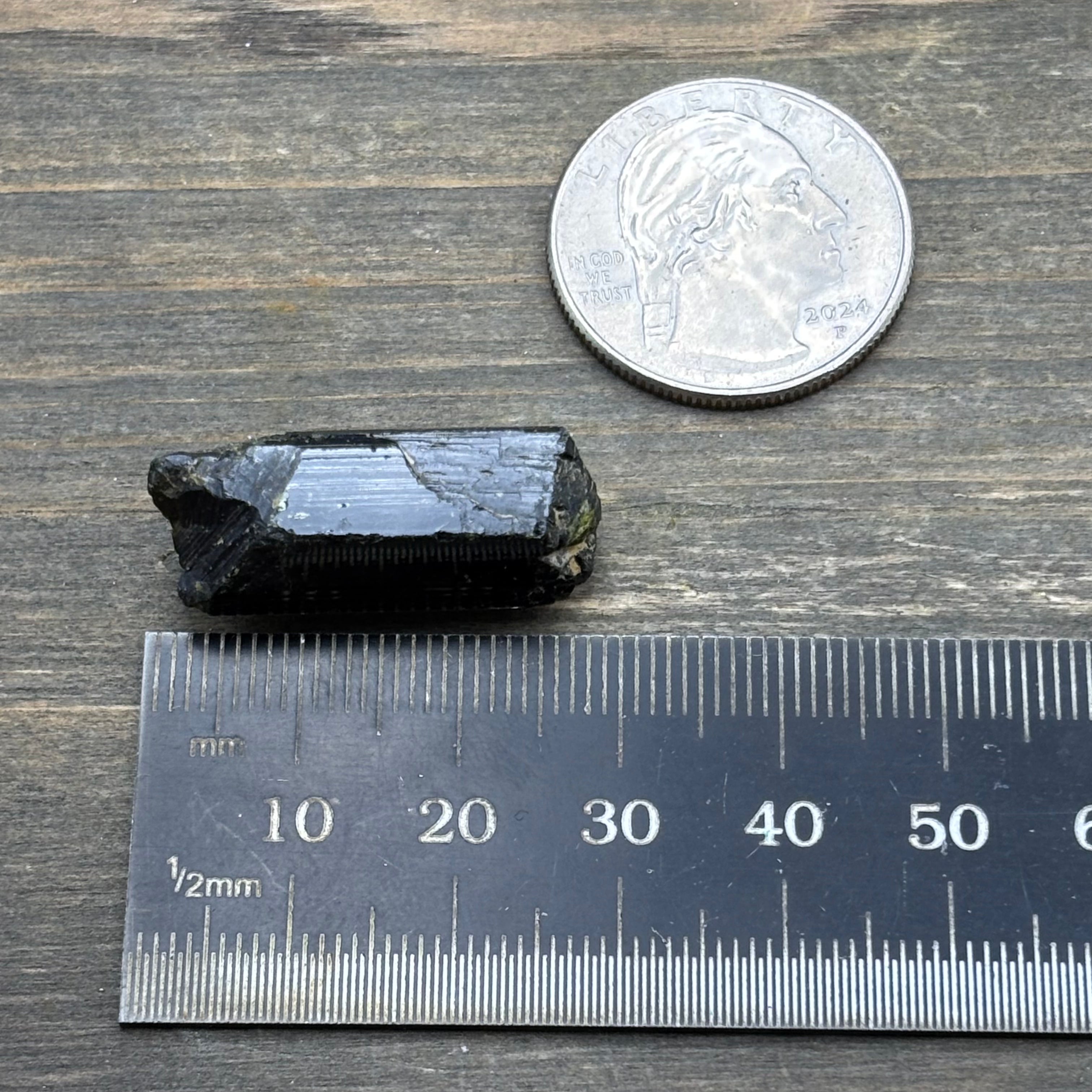 Alaskan Epidote Terminated Crystal - 004