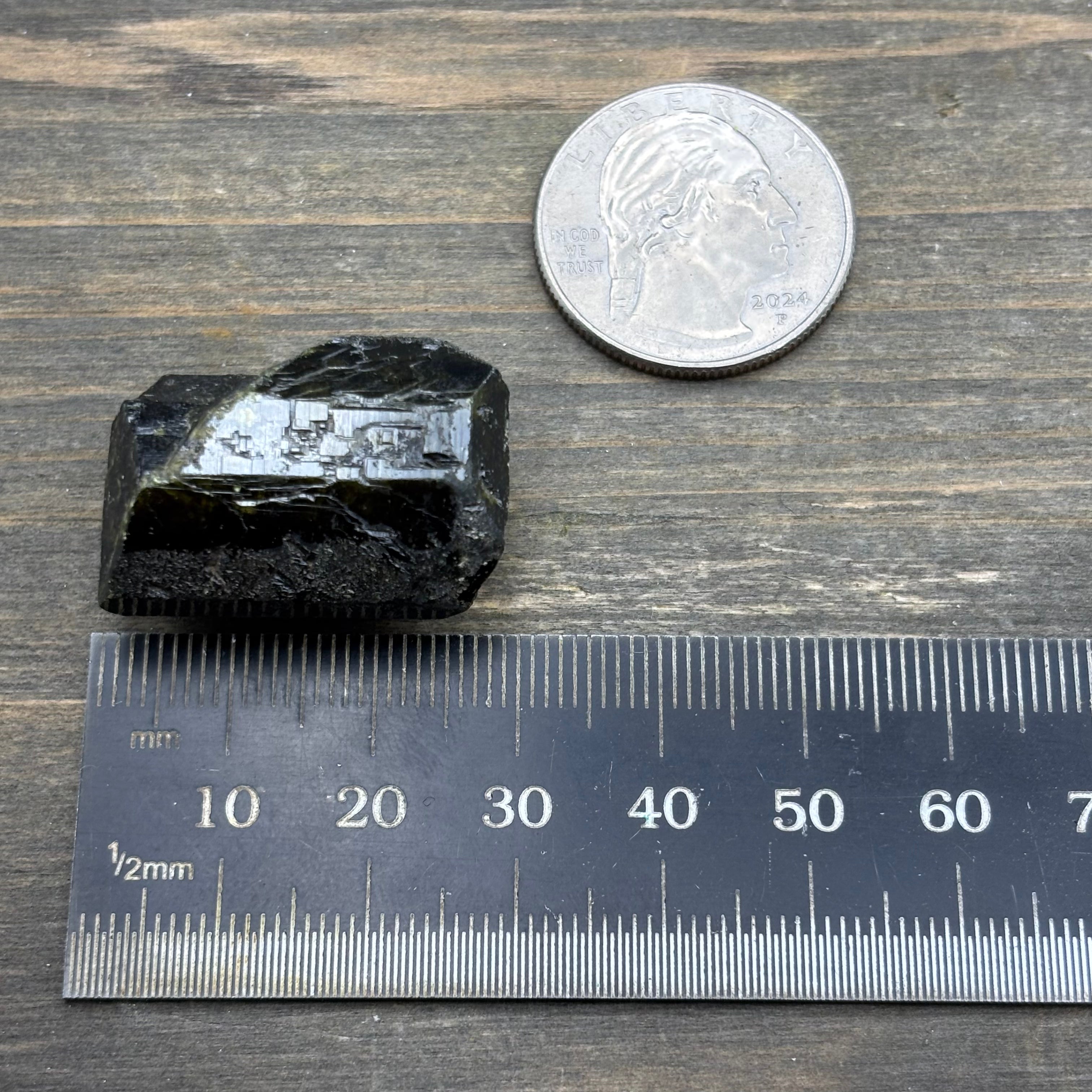 Alaskan Epidote Terminated Crystal - 009