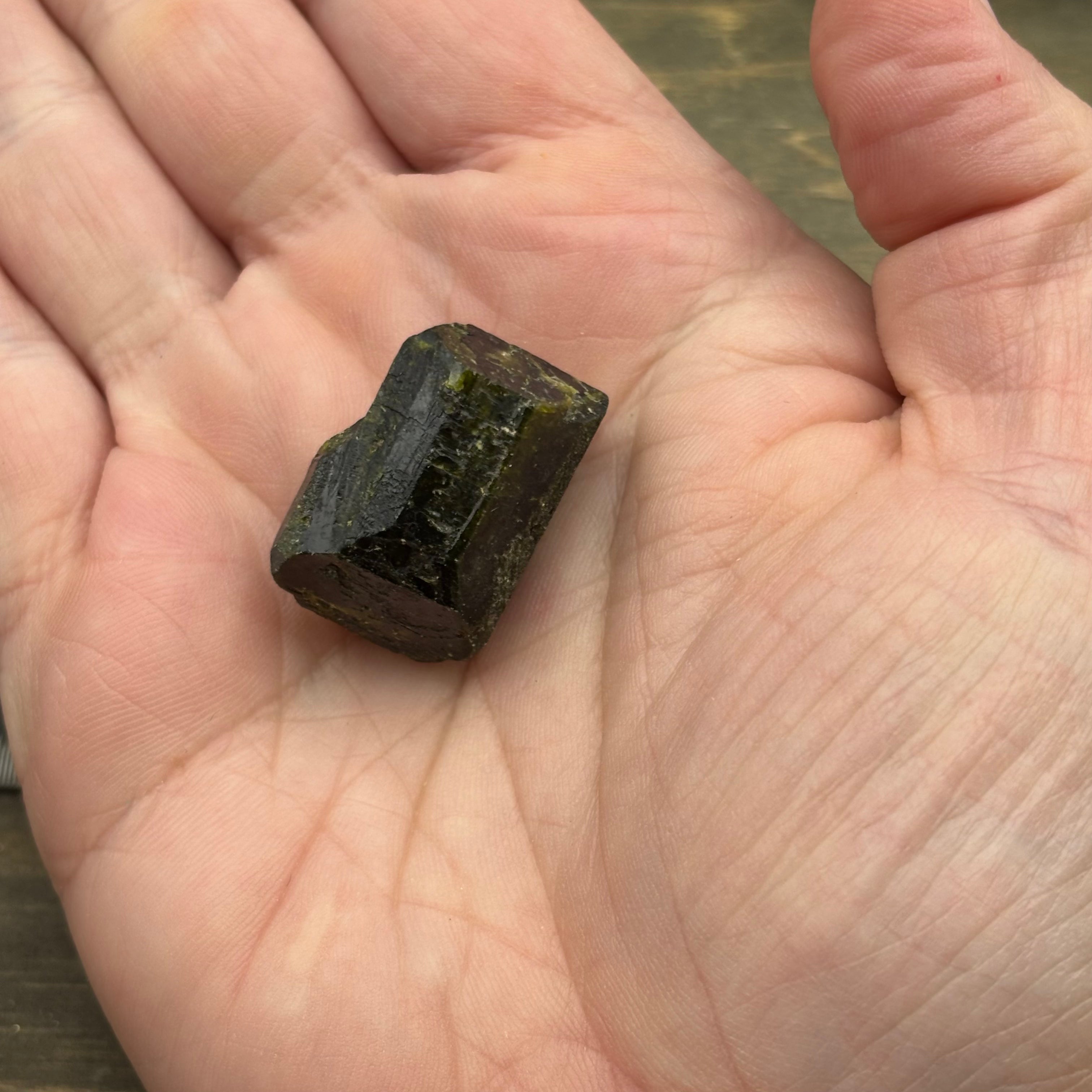 Alaskan Epidote Terminated Crystal - 009