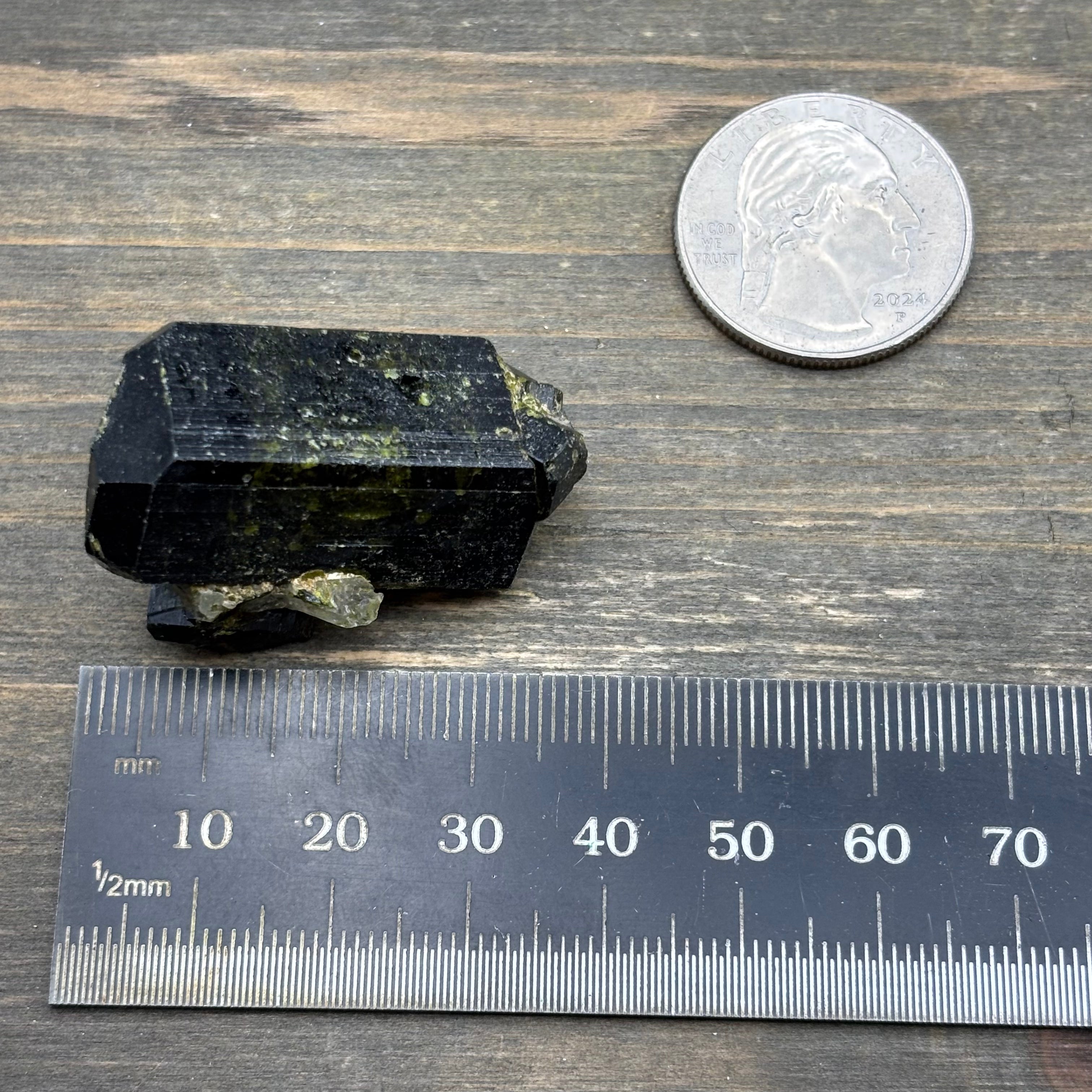 Alaskan Epidote Terminated Crystal - 010