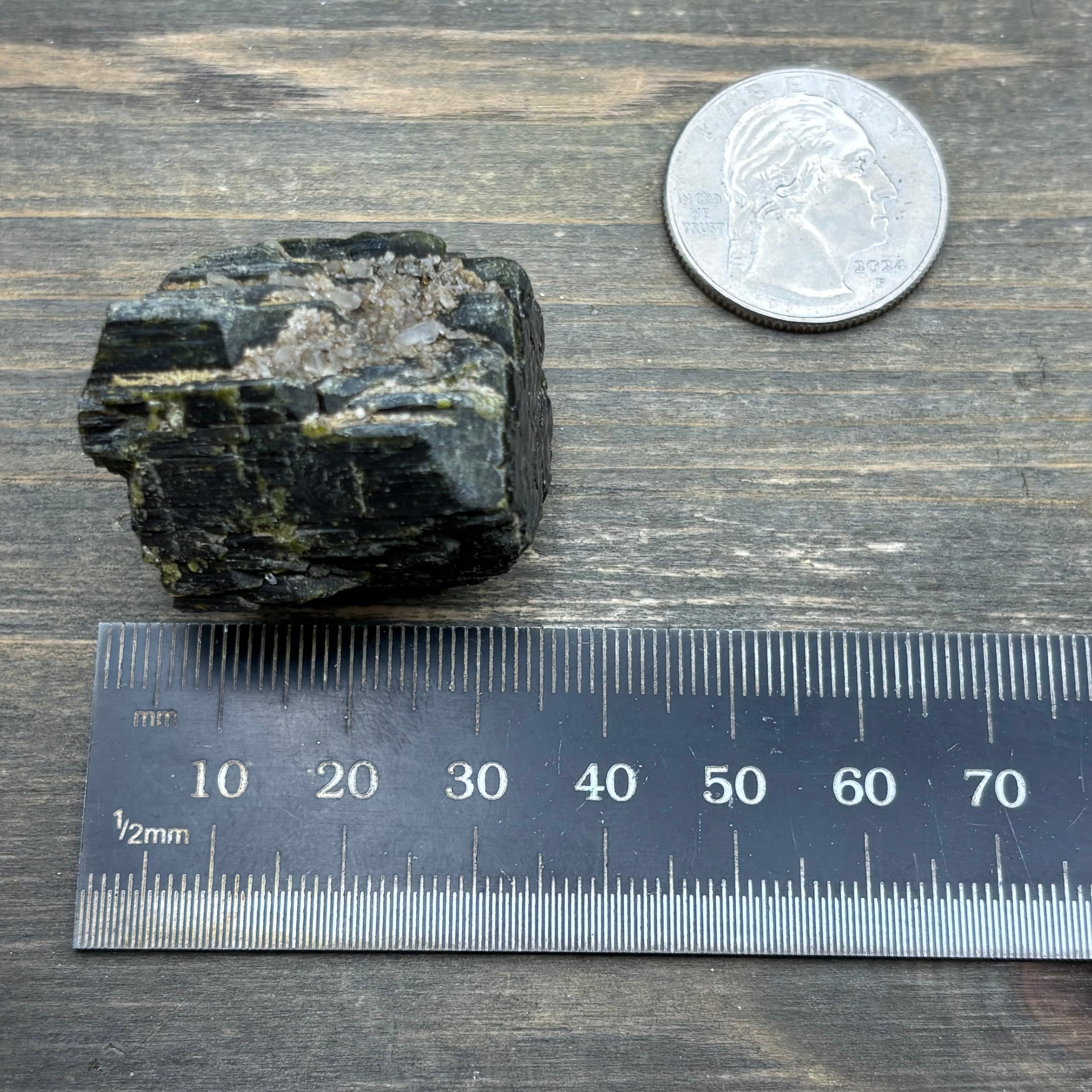 Alaskan Epidote Terminated Crystal - 011
