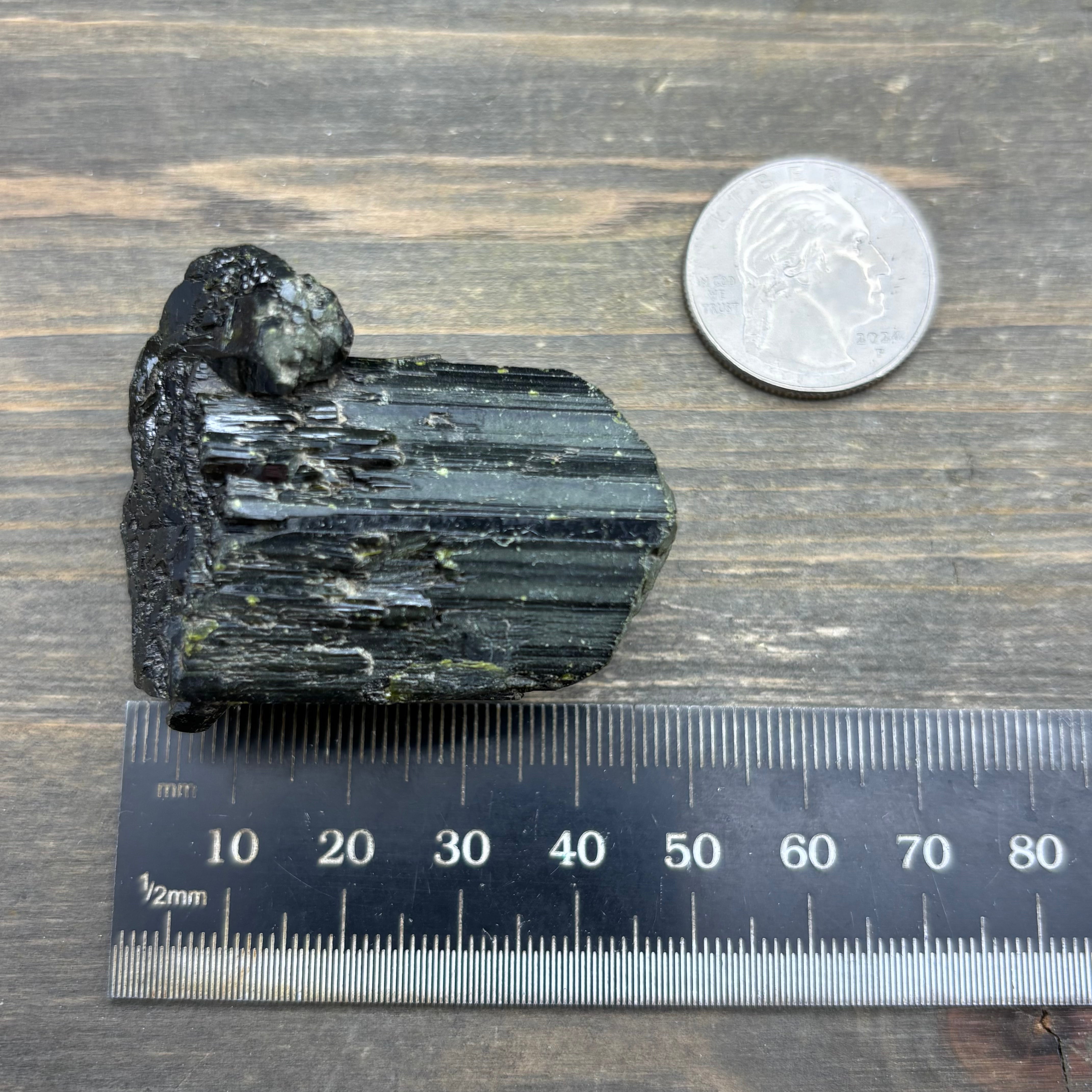 Alaskan Epidote Terminated Crystal - 013
