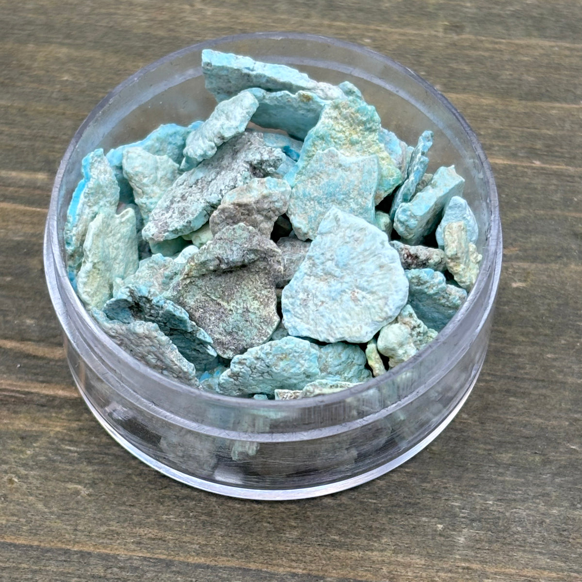Turqoise Color Solid Natural Turquoise, 10 grams | Clarity Crystal Shop