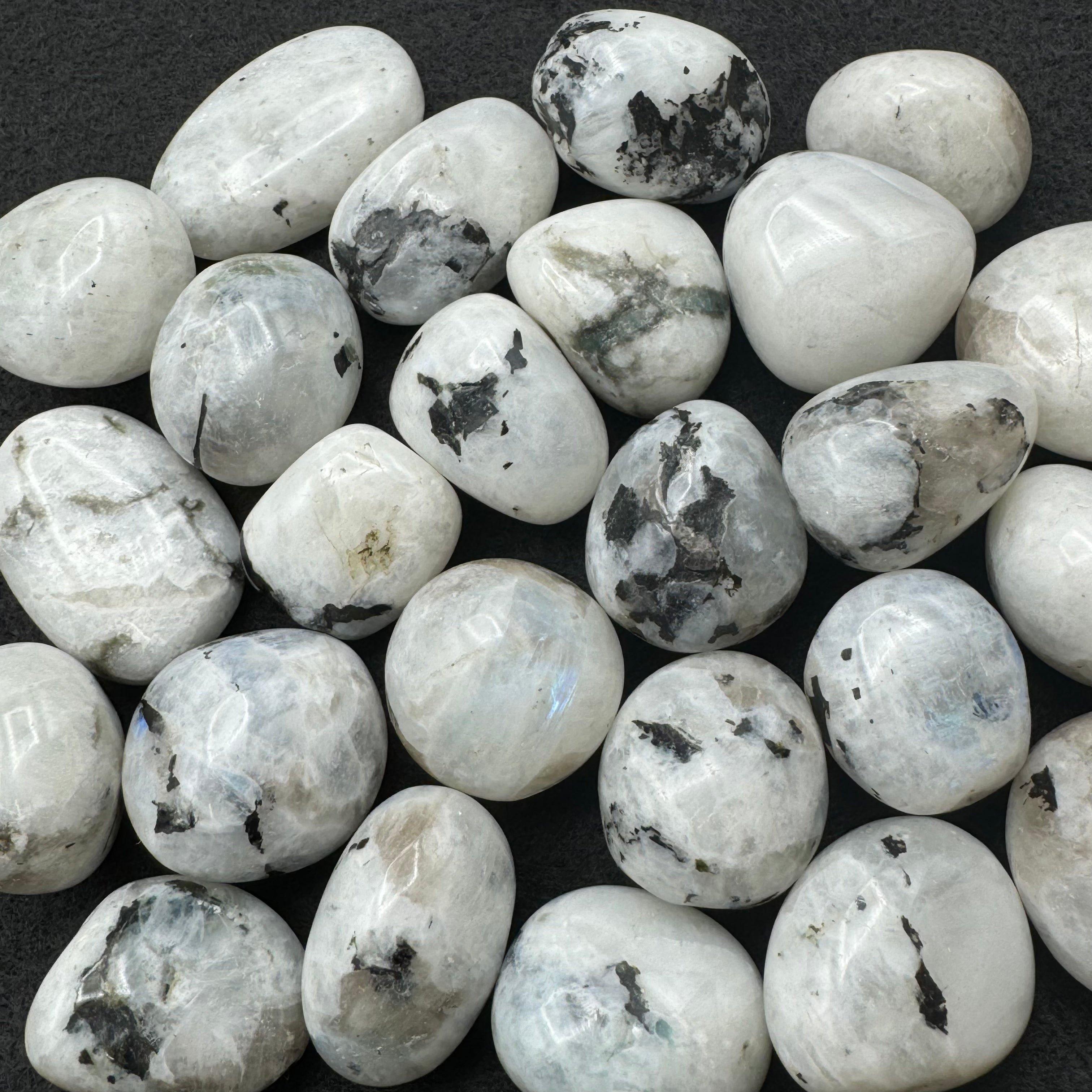 Moonstone from India, Polished