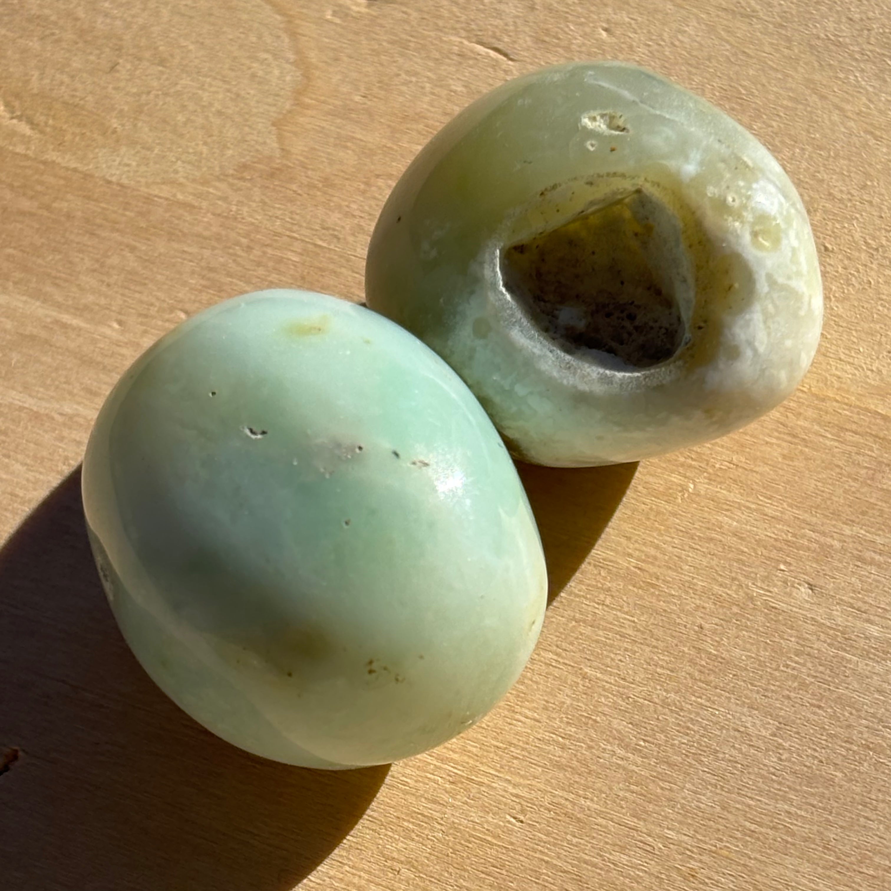 Chrysoprase Polished Pair