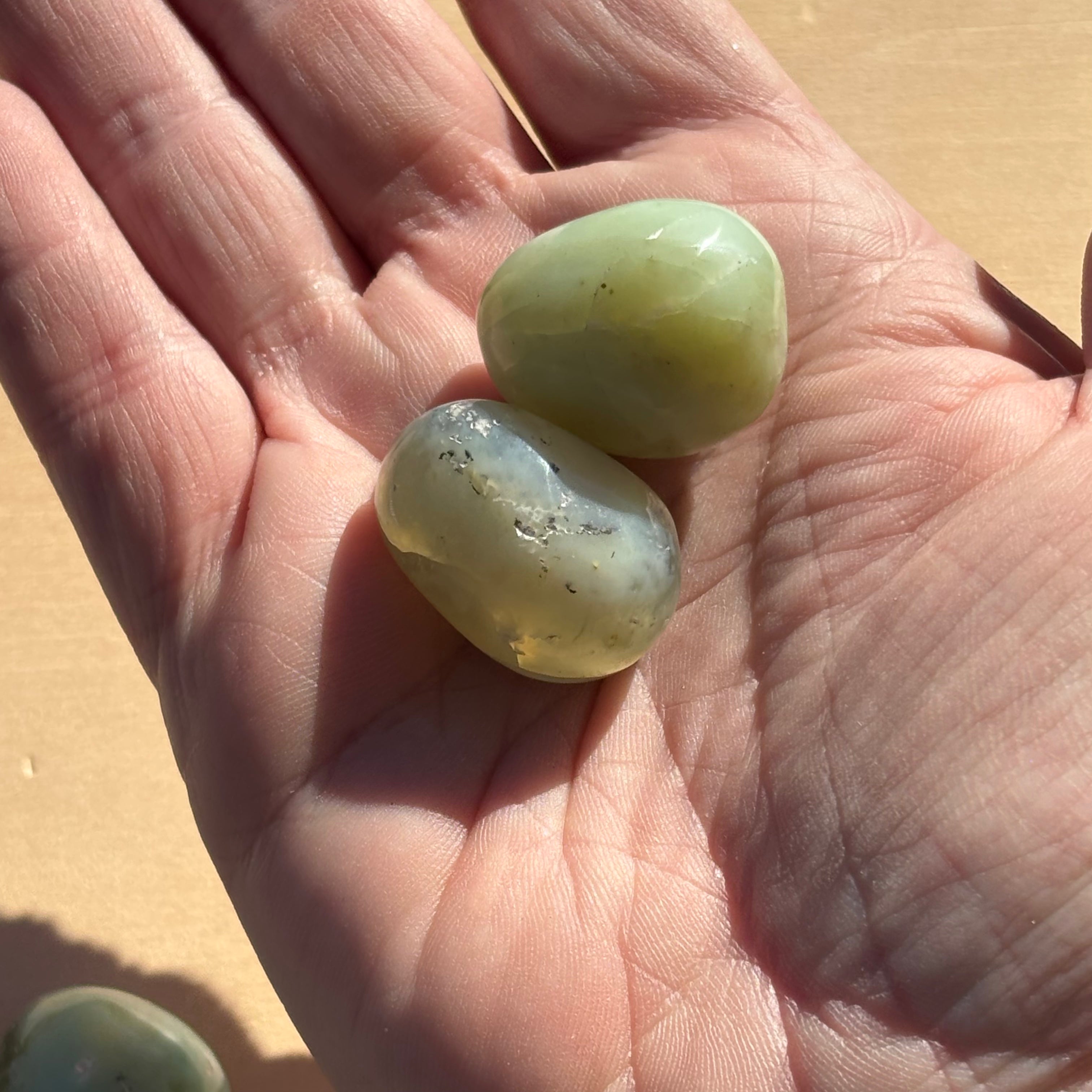Chrysoprase Polished Pair