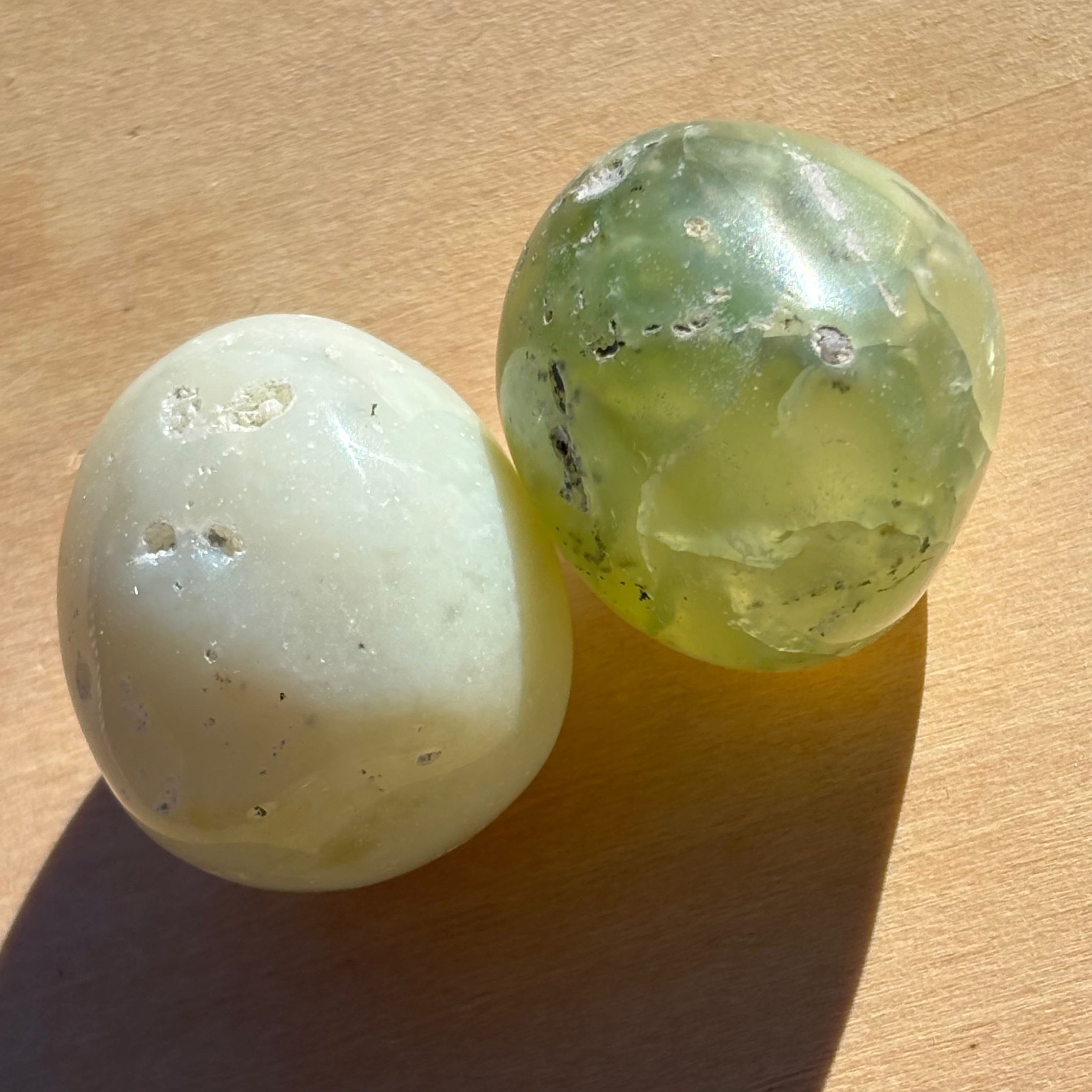 Chrysoprase Polished Pair