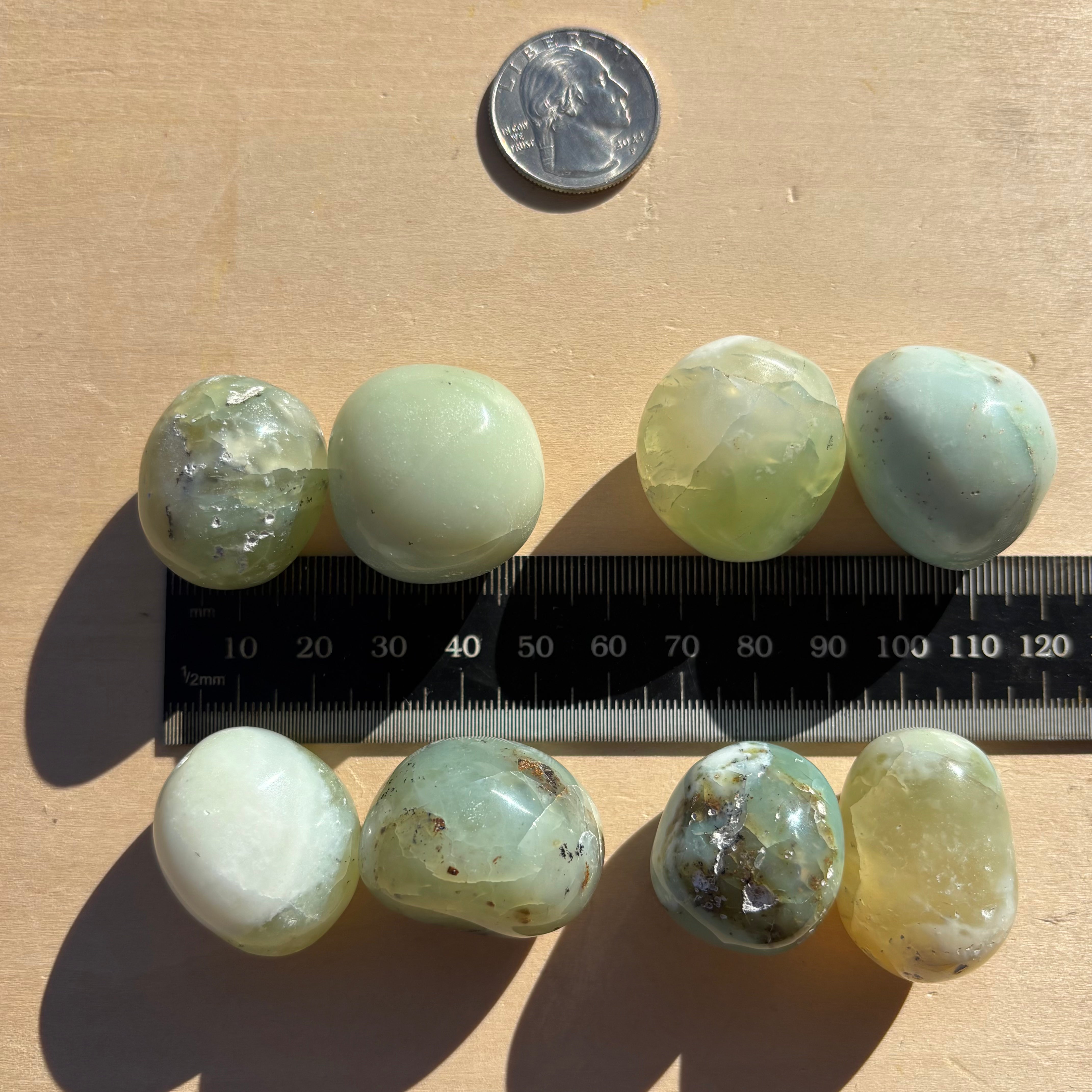 Chrysoprase Polished Pair