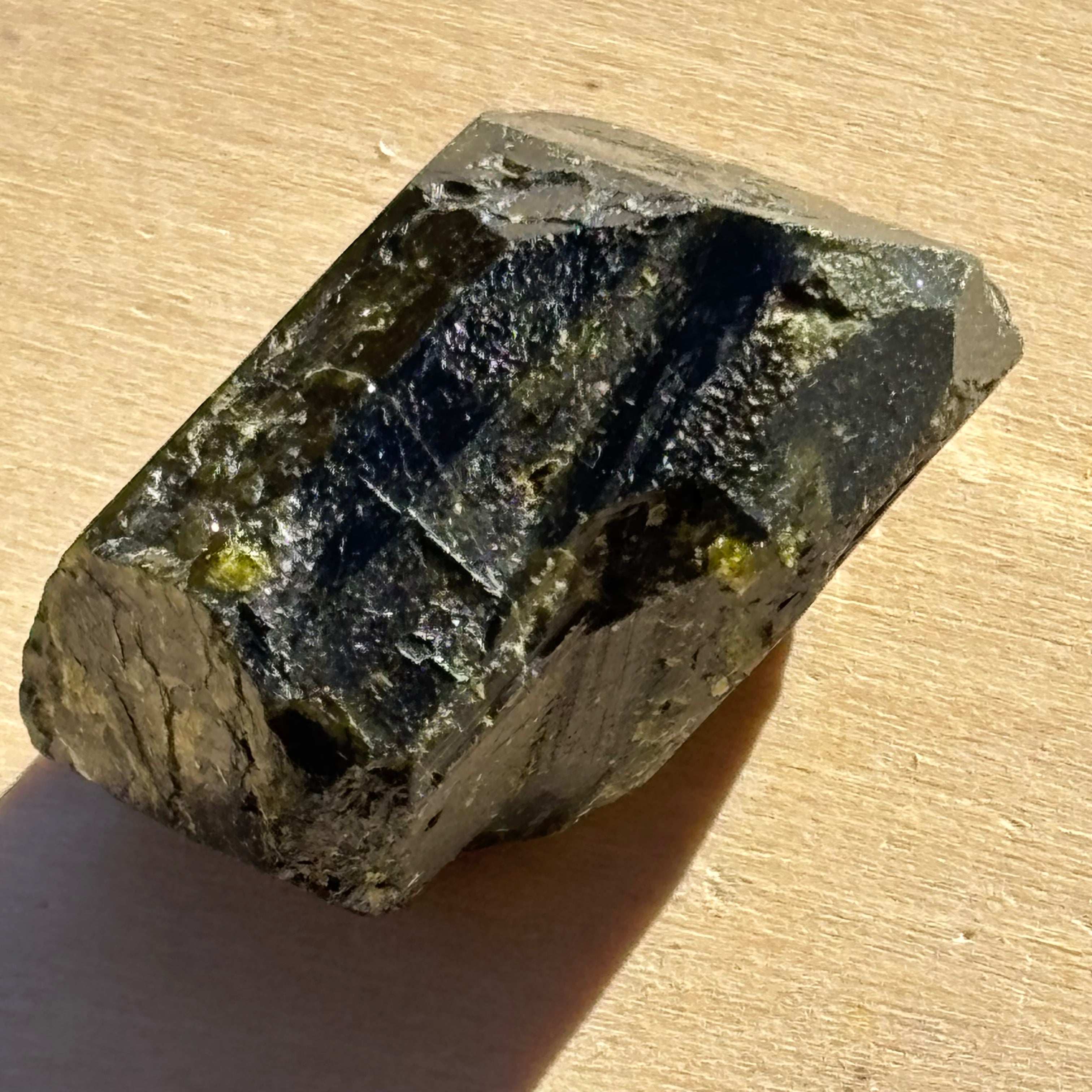 Alaskan Epidote Terminated Crystal - 009