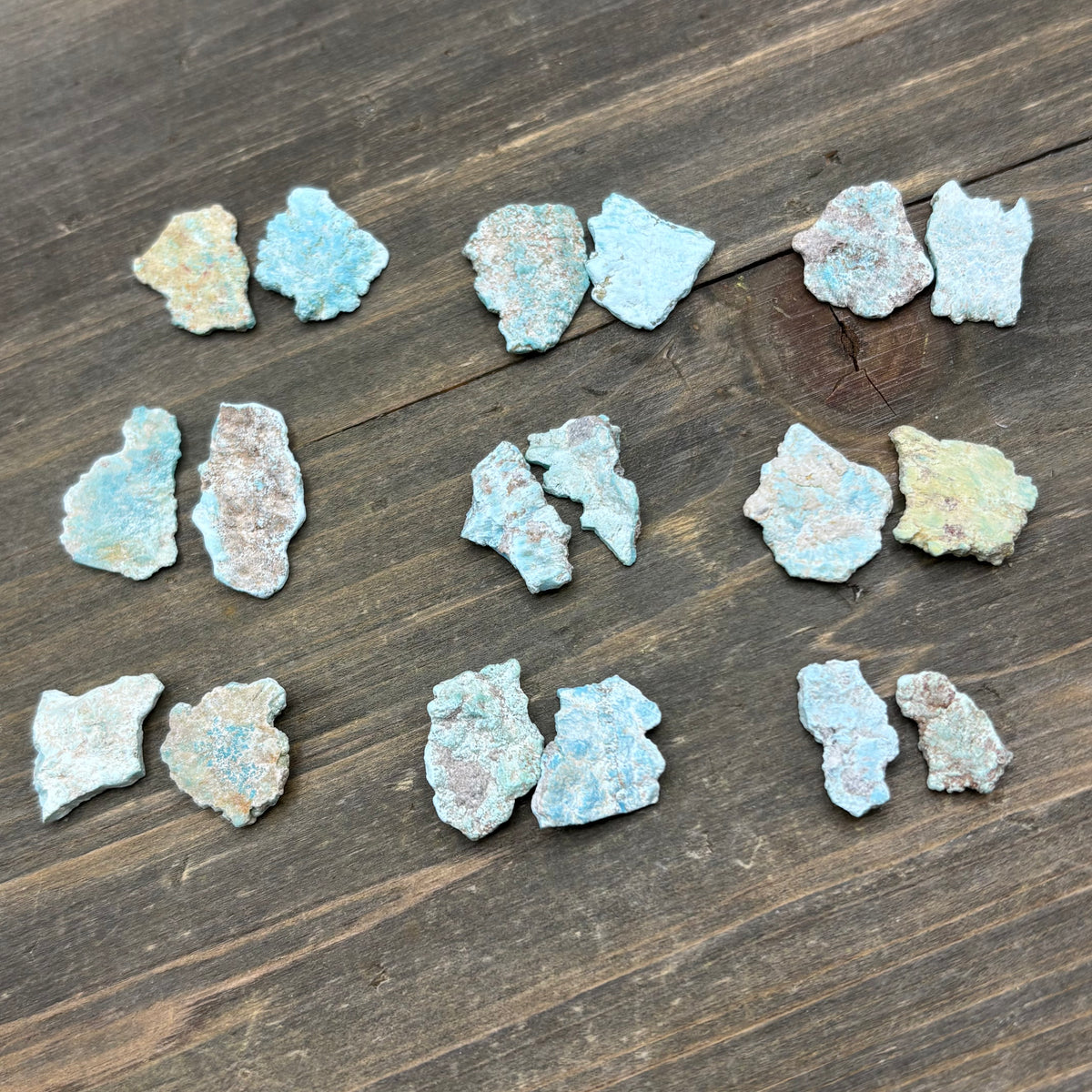 Natural Turquoise Pair | Clarity Crystal Shop
