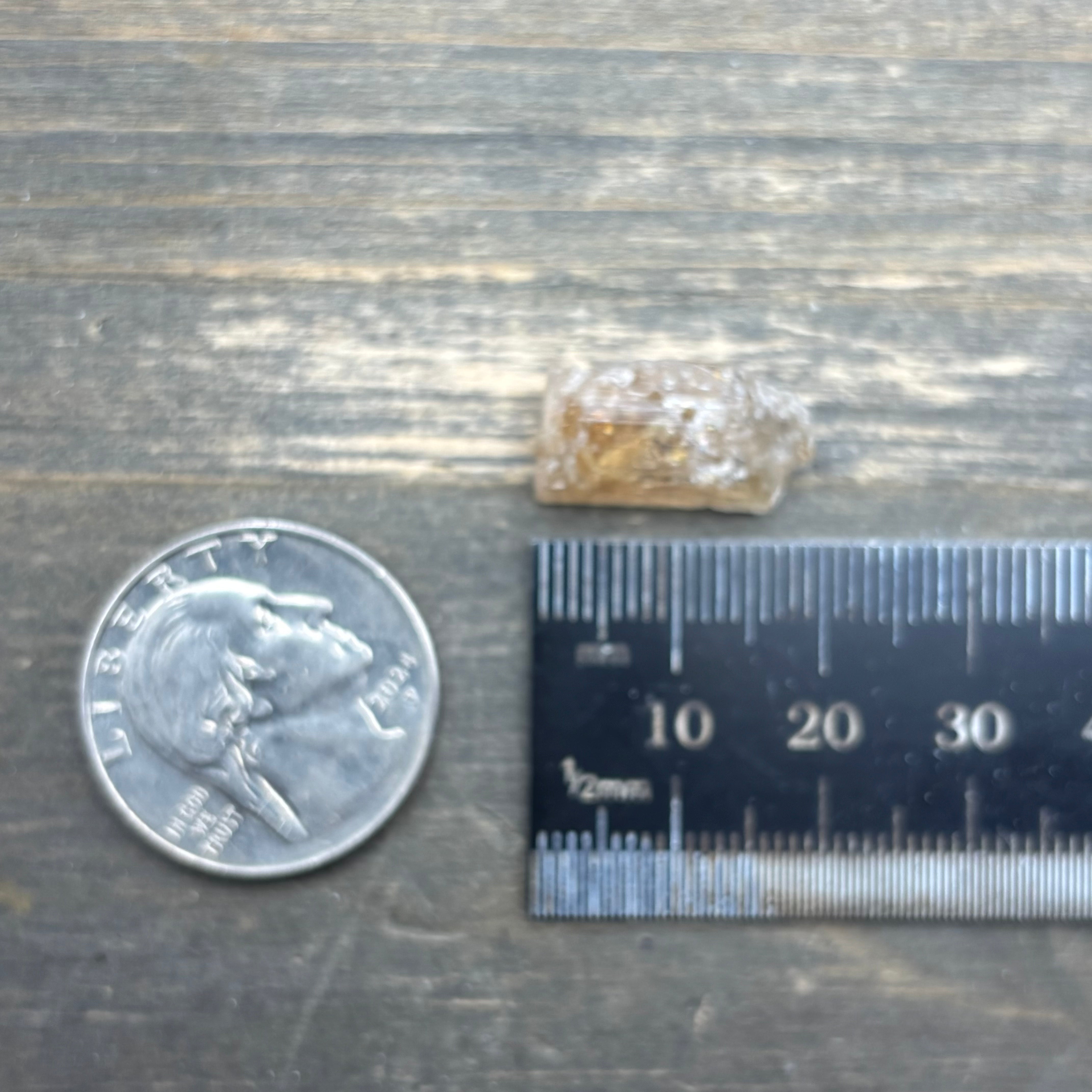 Imperial Topaz Non-Terminated Crystal - 134