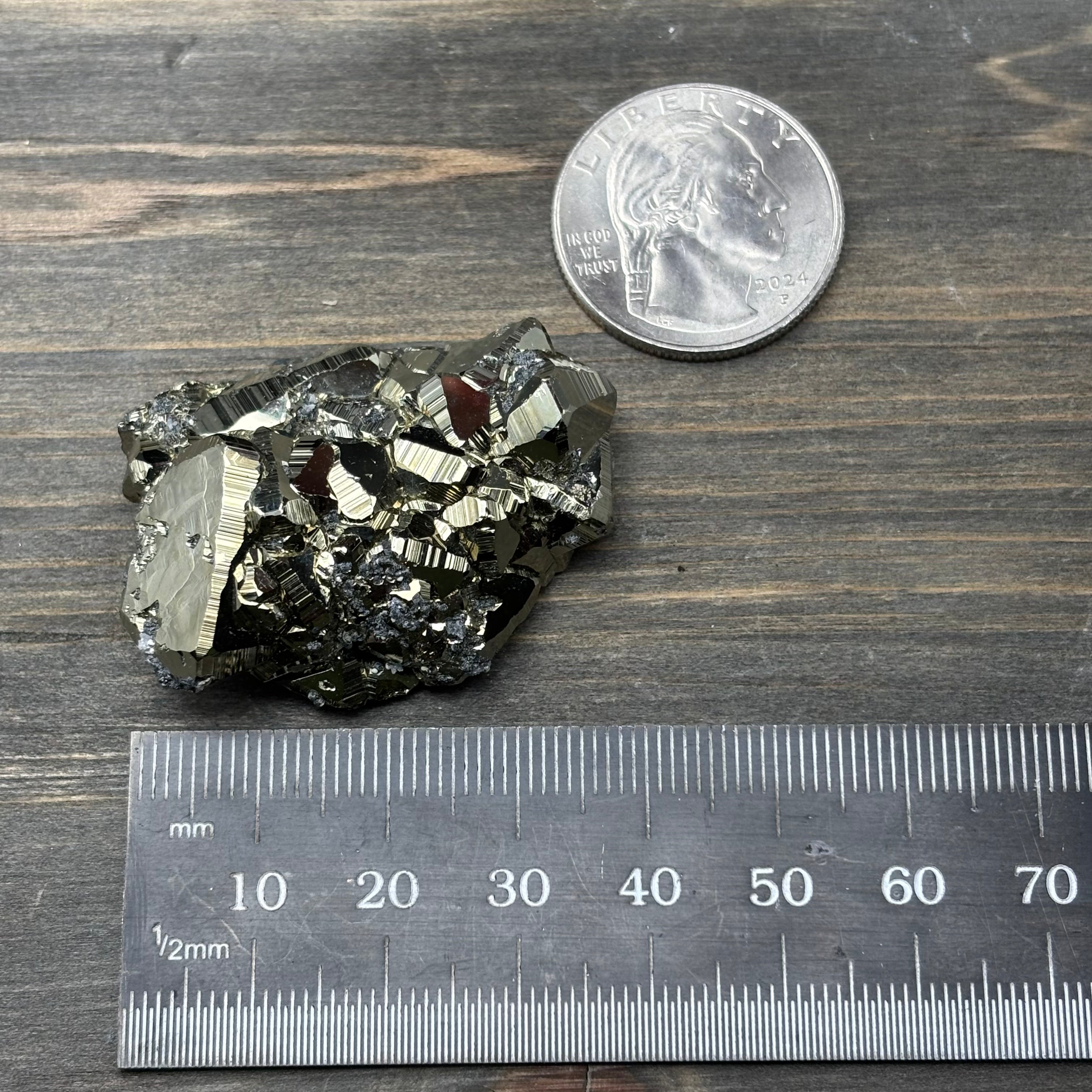 Peruvian Pyrite Crystal - 254