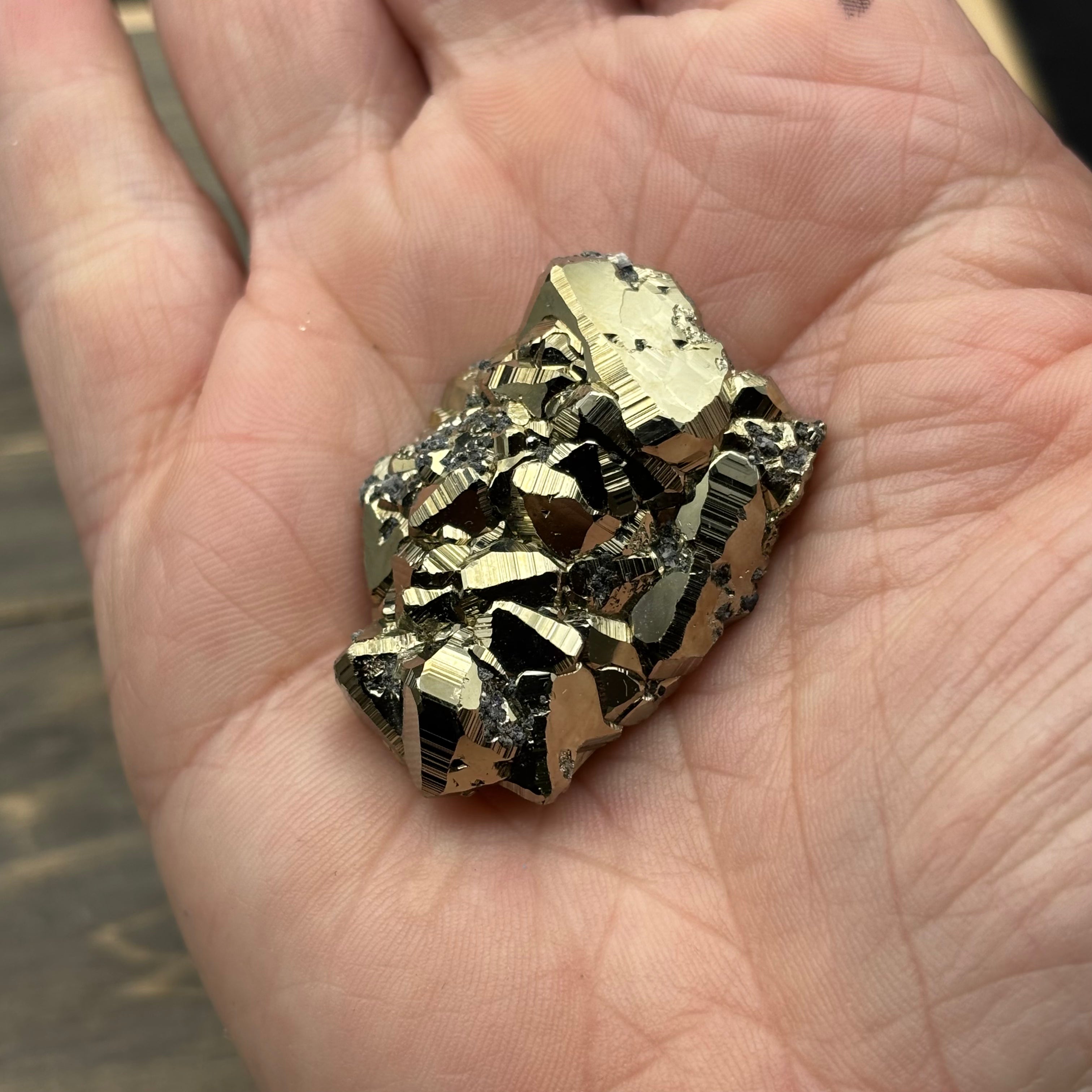 Peruvian Pyrite Crystal - 254