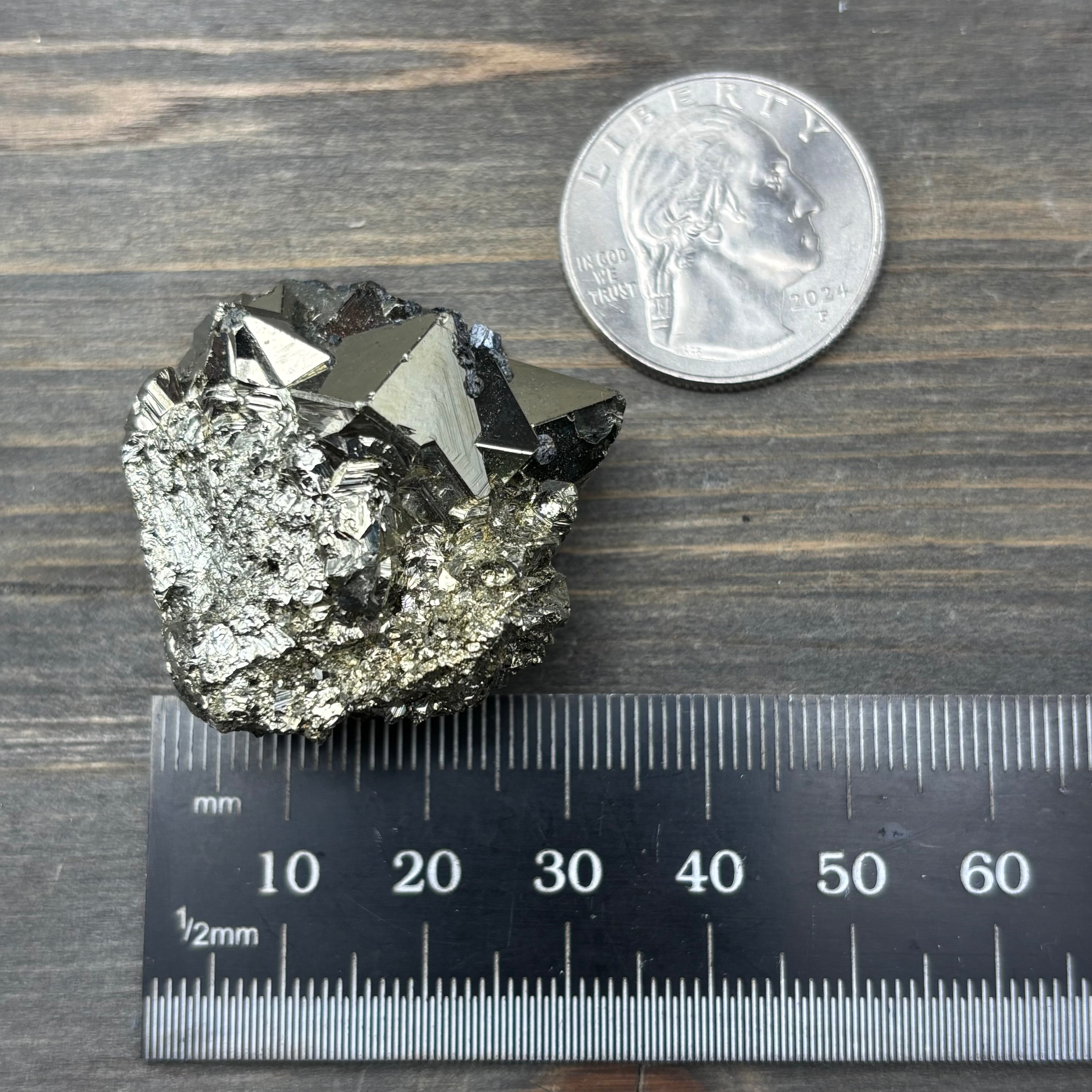 Peruvian Pyrite Crystal - 255