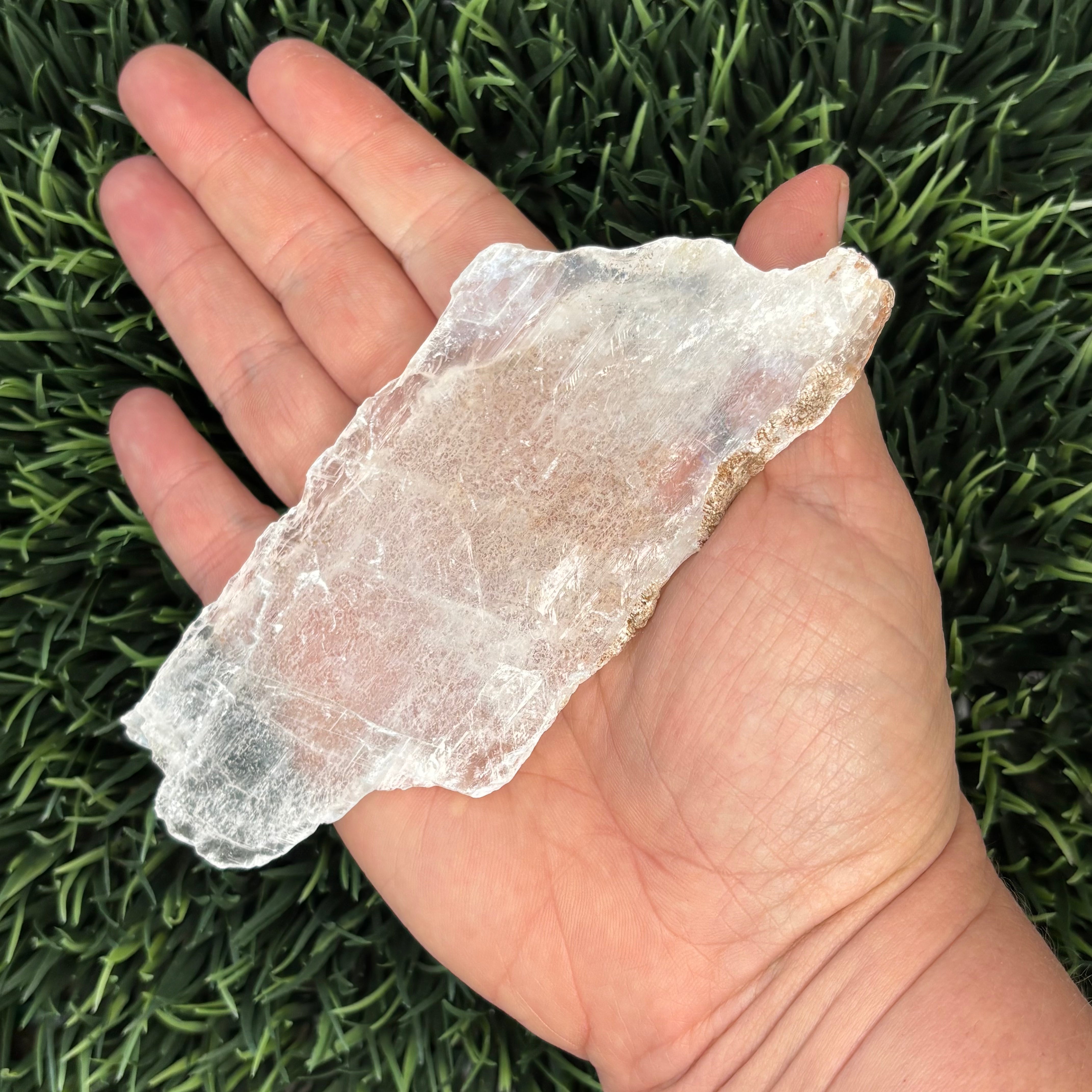 Clear Selenite Natural Form - 001