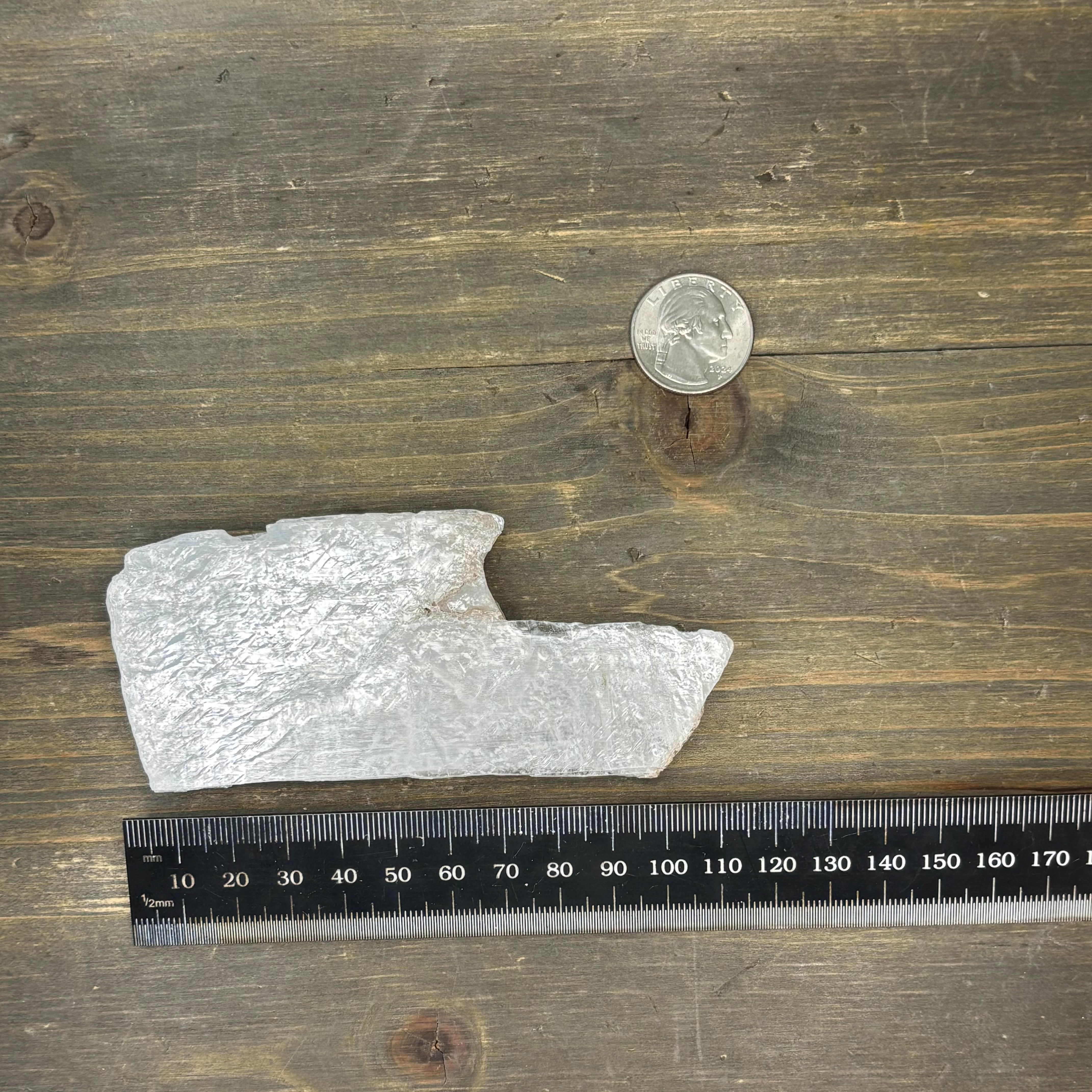 Clear Selenite Natural Form - 002
