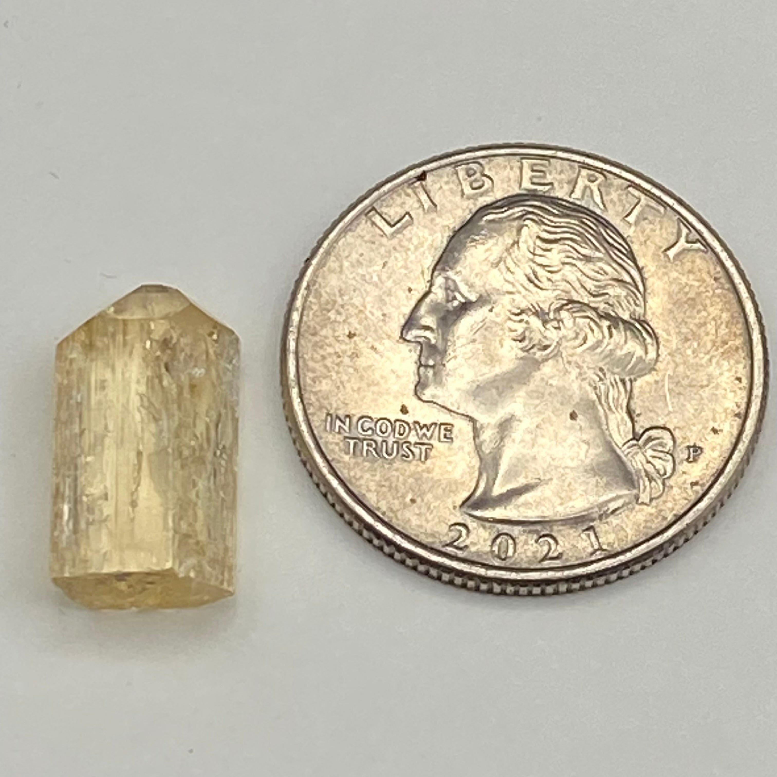 Imperial Topaz Natural Full Terminated Crystal - 162