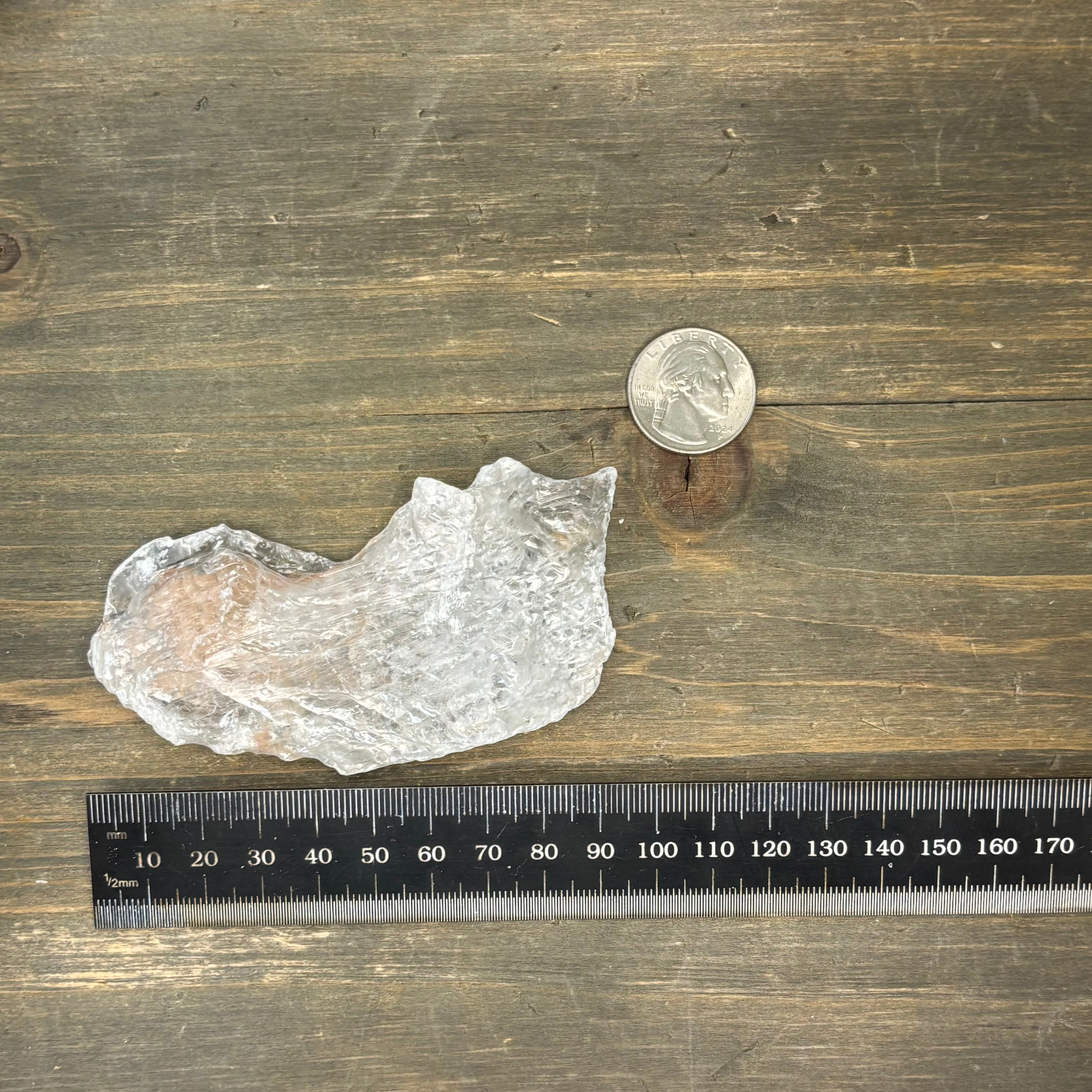 Clear Selenite Natural Form - 007