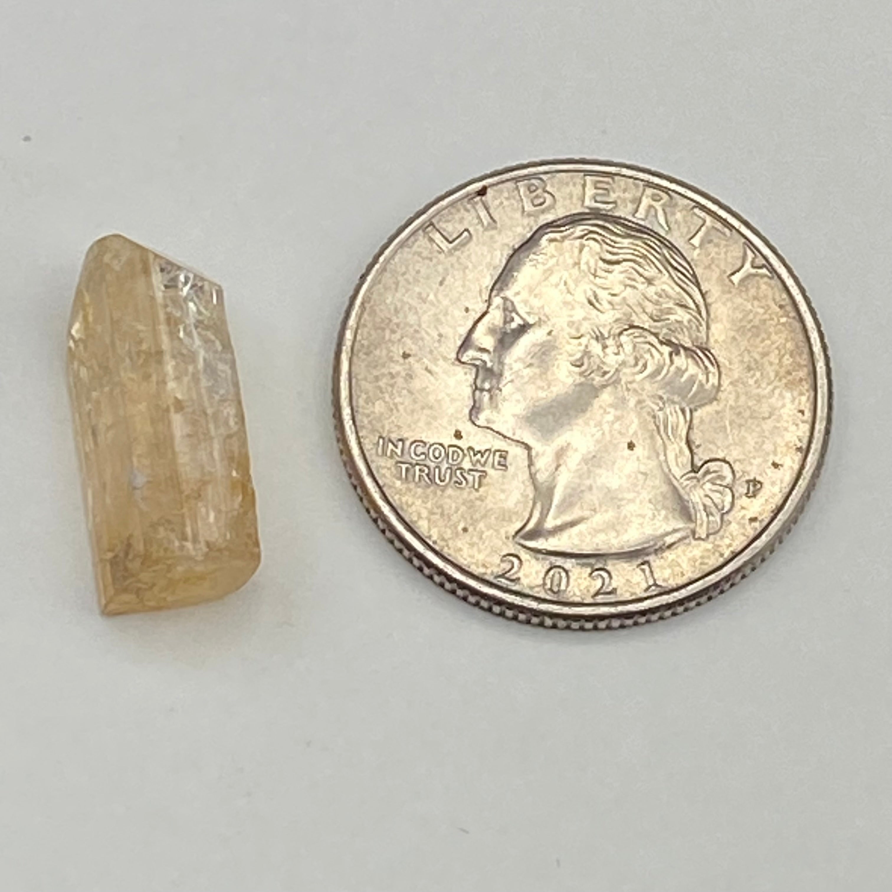 Imperial Topaz Natural Full Terminated Crystal - 167