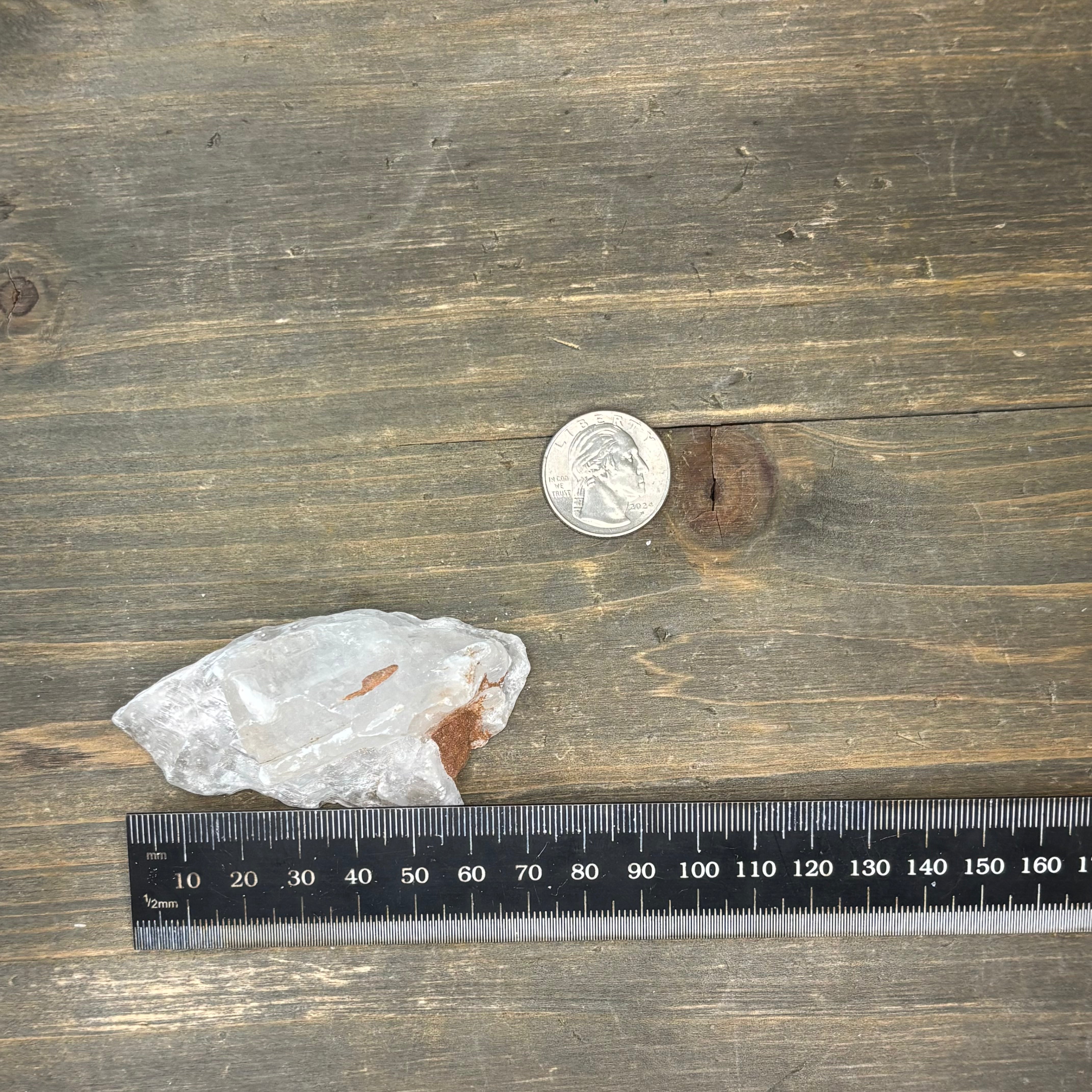 Clear Selenite Natural Form - 008