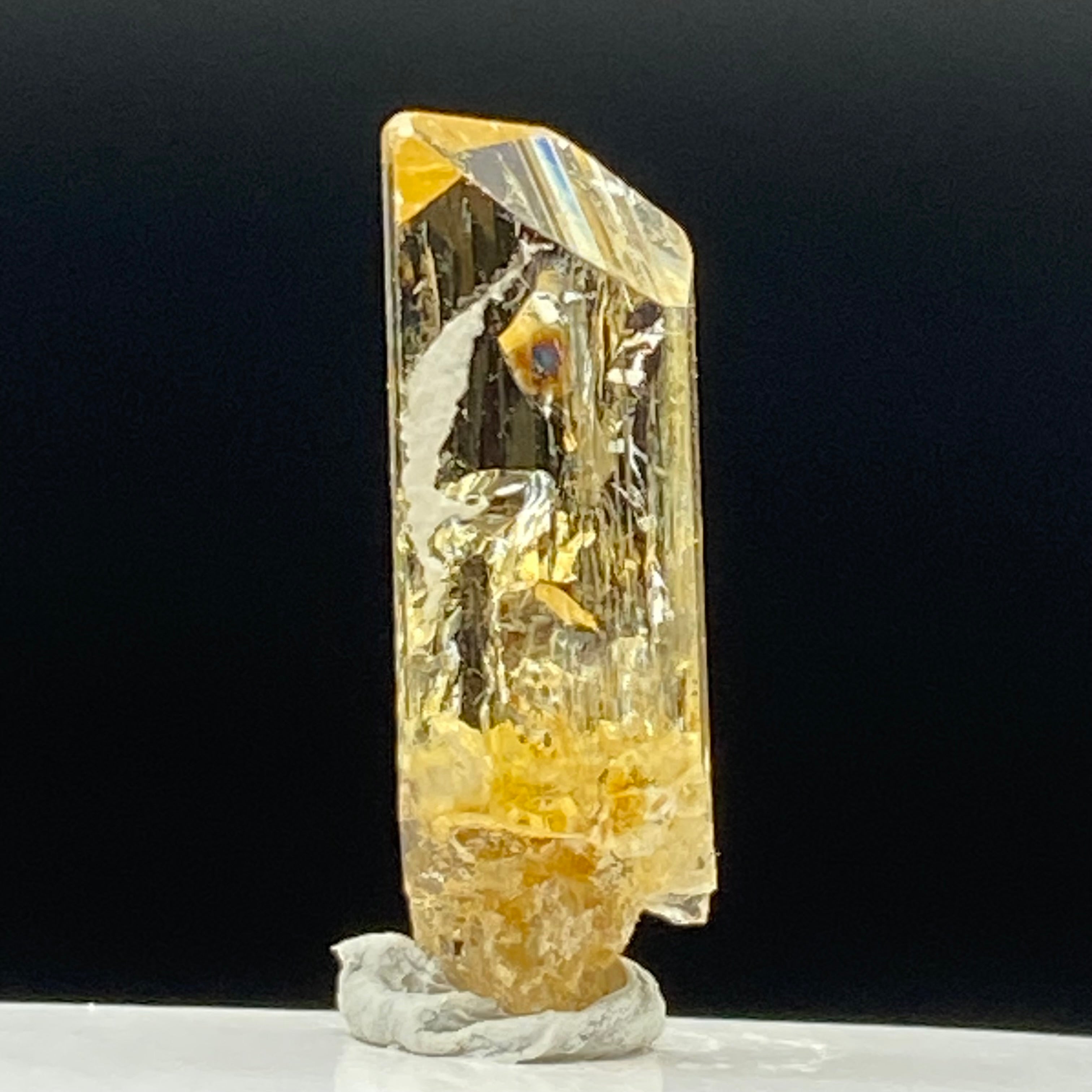 Imperial Topaz Natural Full Terminated Crystal - 169