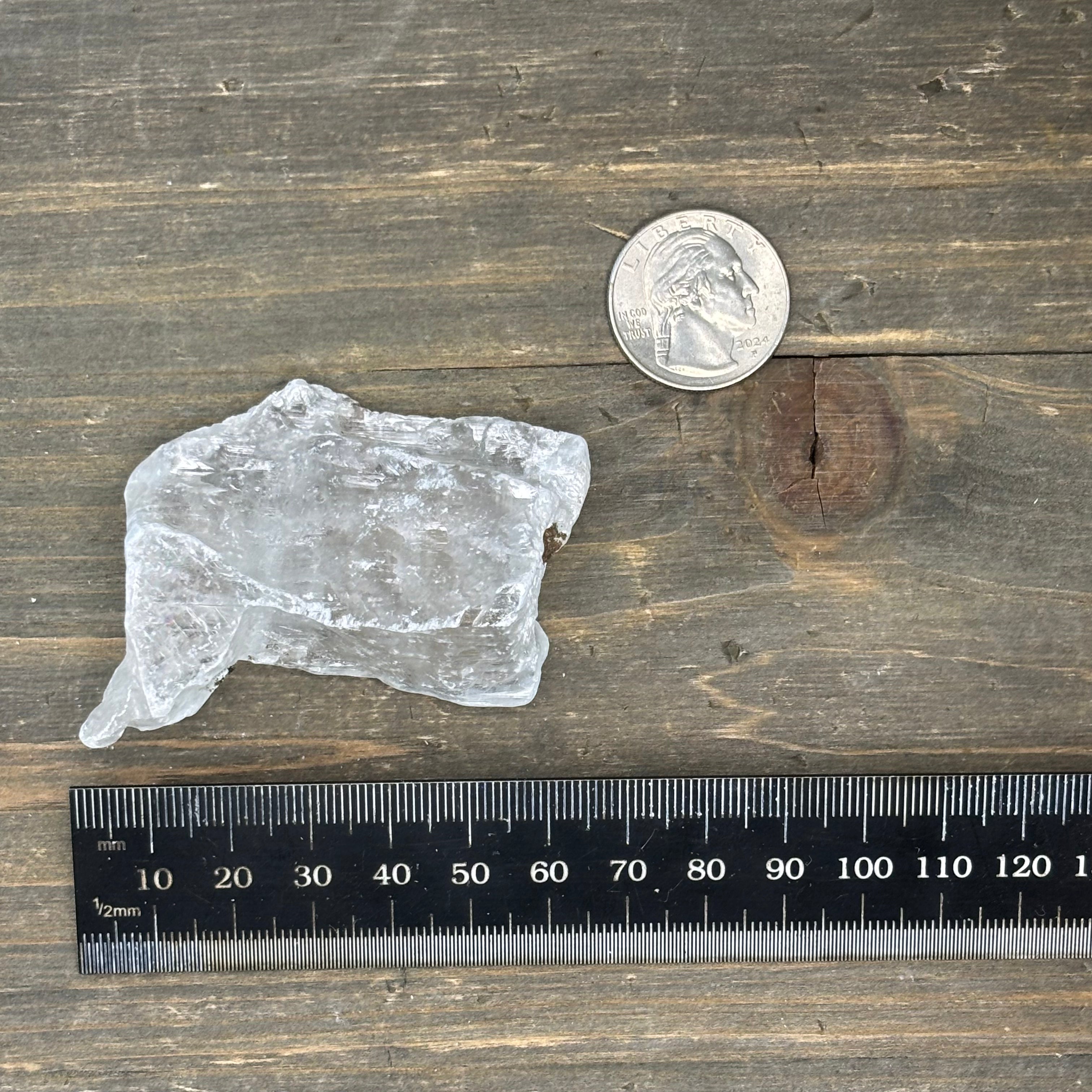 Clear Selenite Natural Form - 010