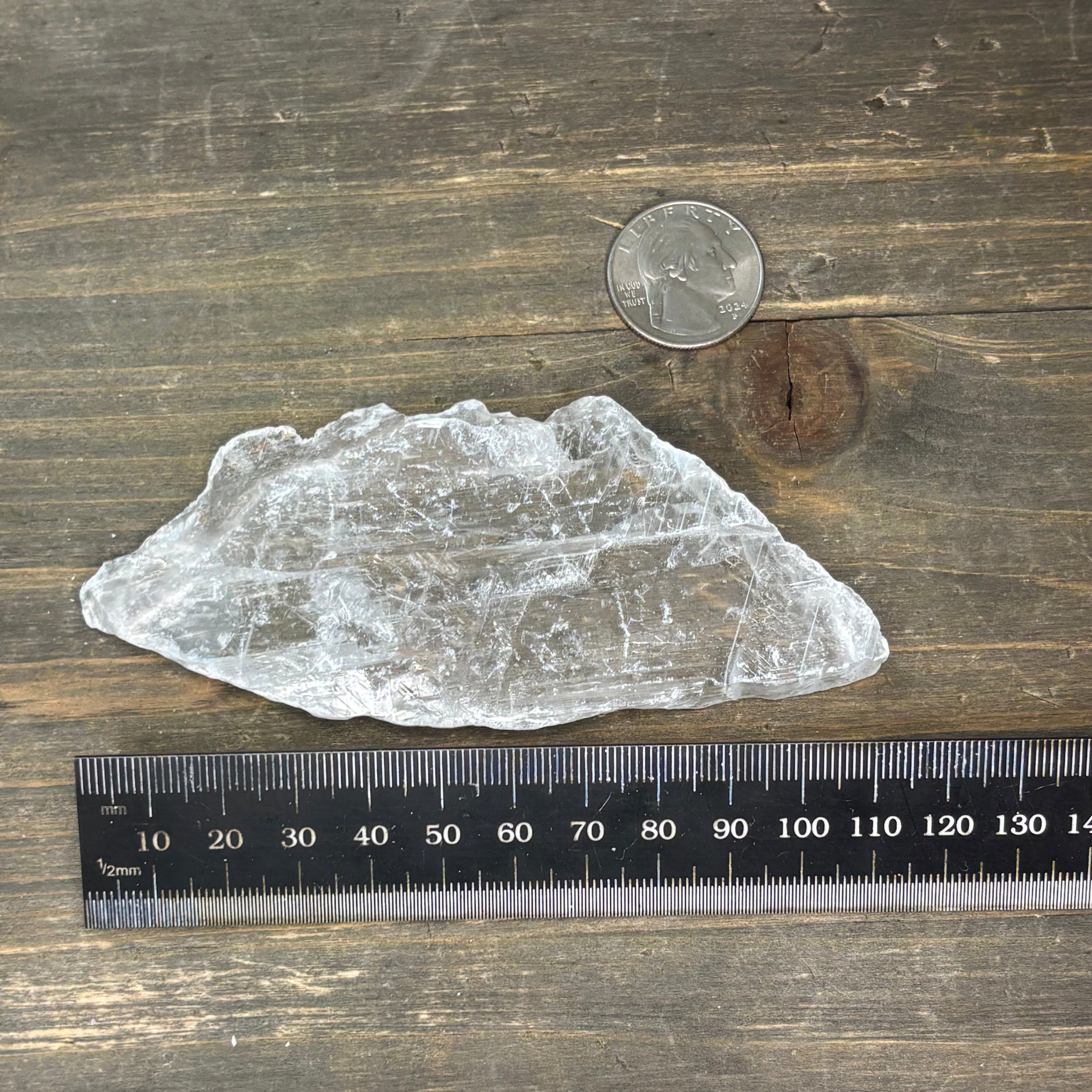 Clear Selenite Natural Form - 011