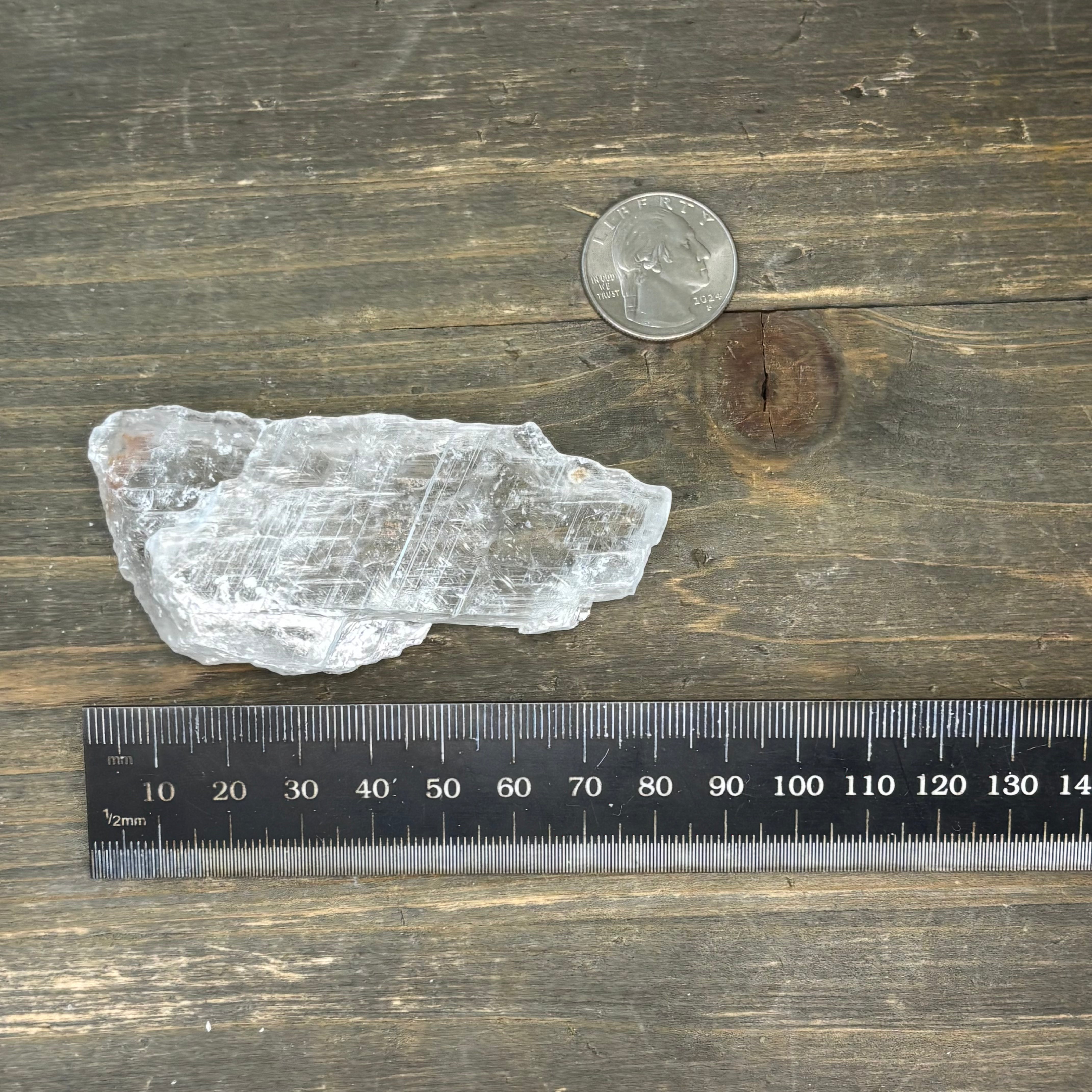 Clear Selenite Natural Form - 012