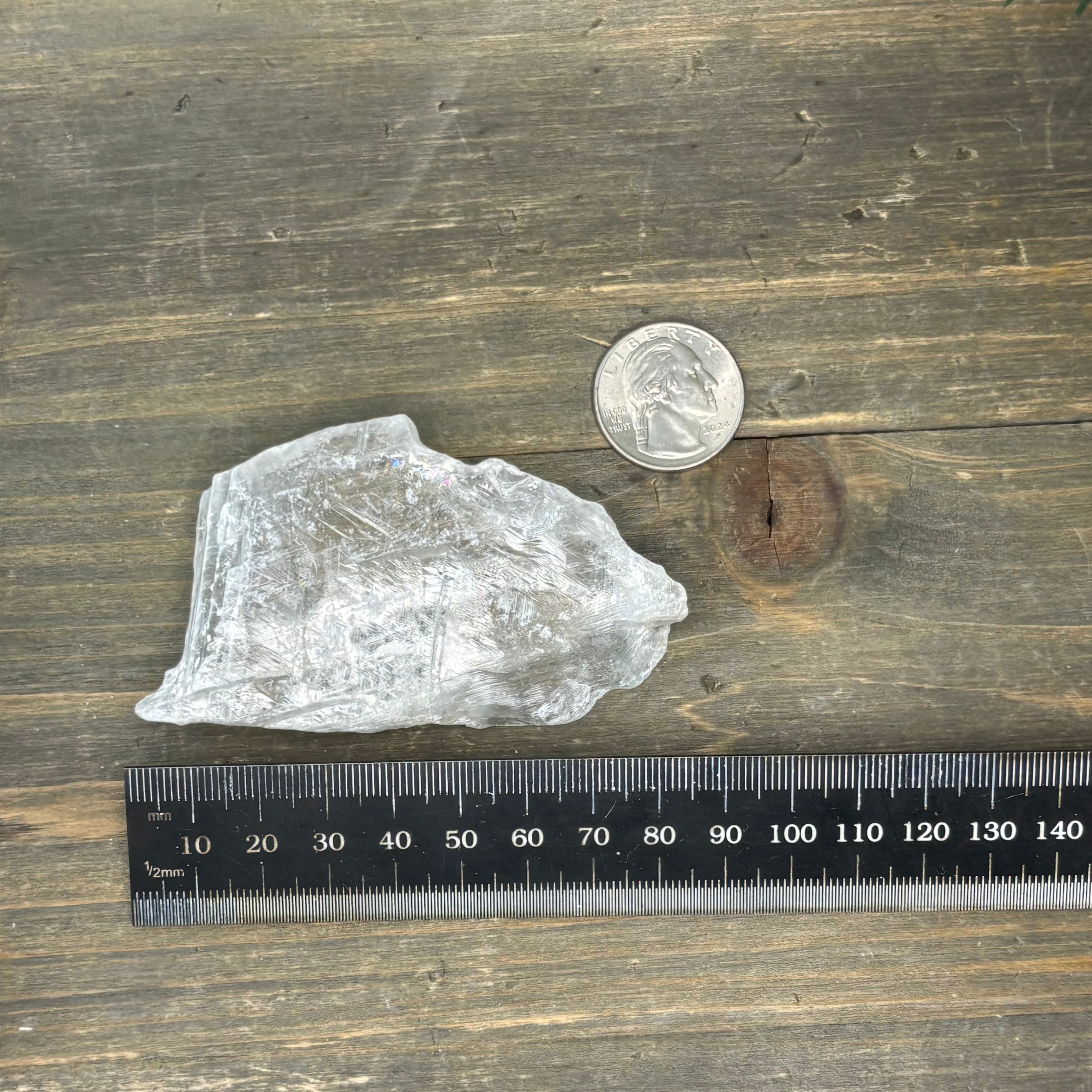 Clear Selenite Natural Form - 014