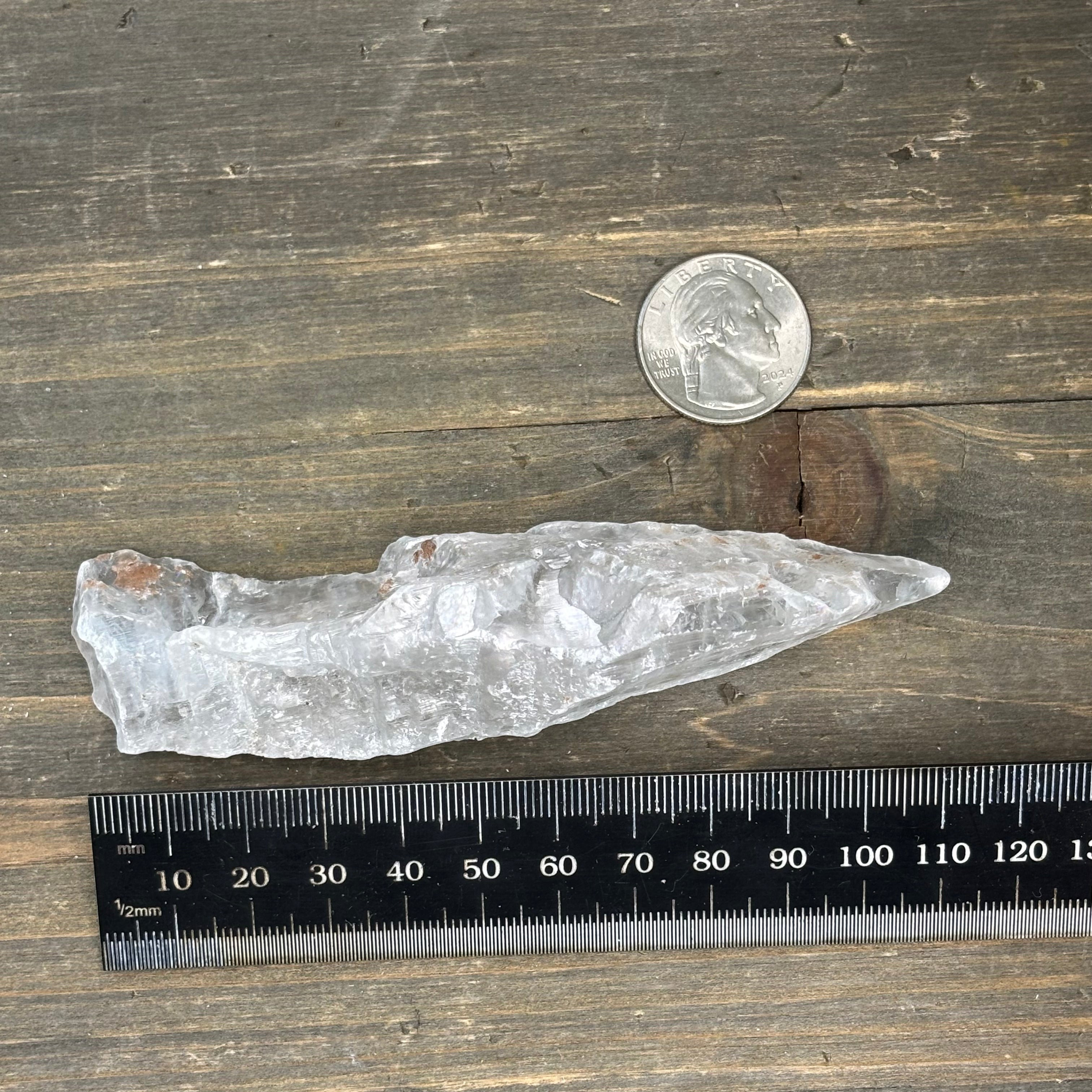 Clear Selenite Natural Form - 015