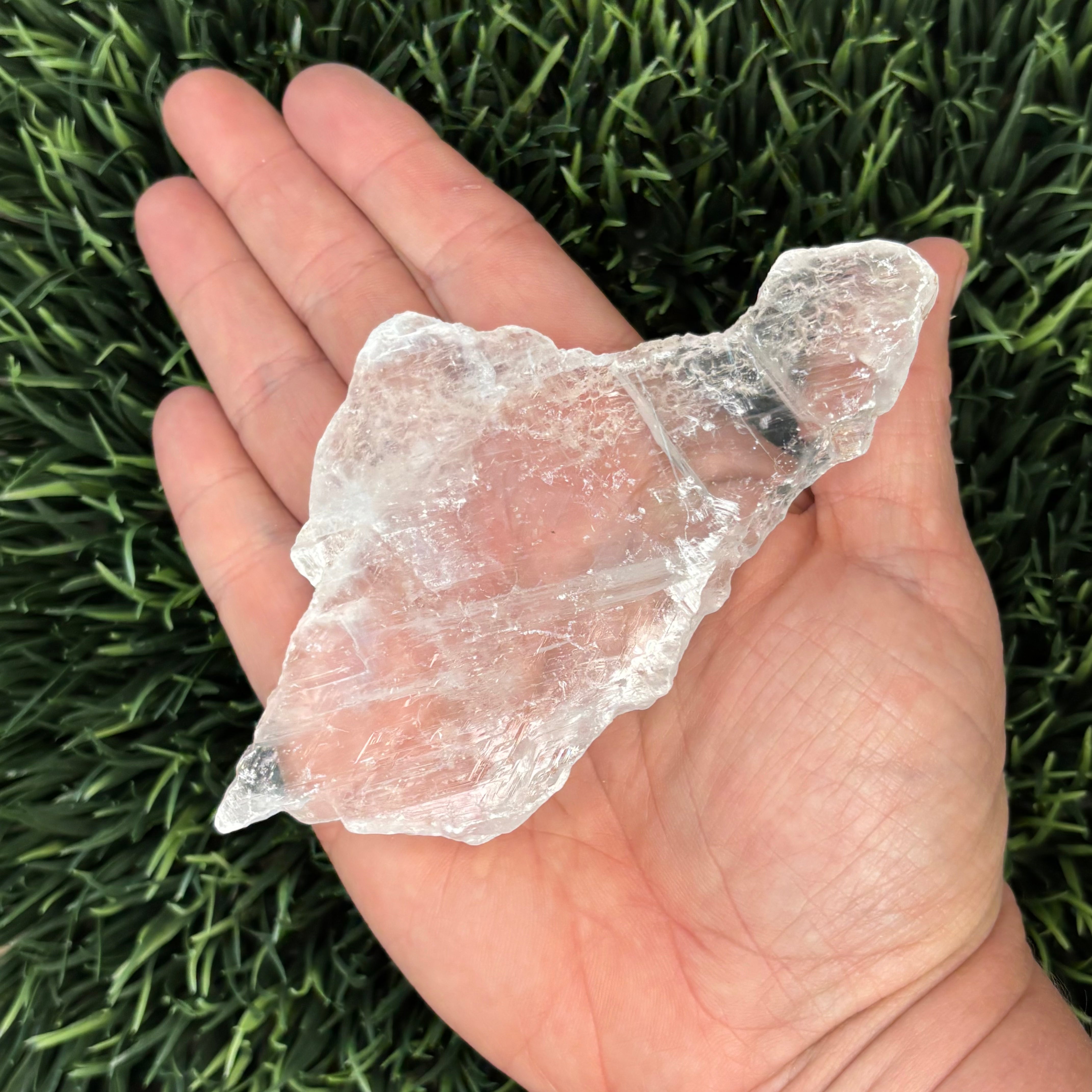 Clear Selenite Natural Form - 017