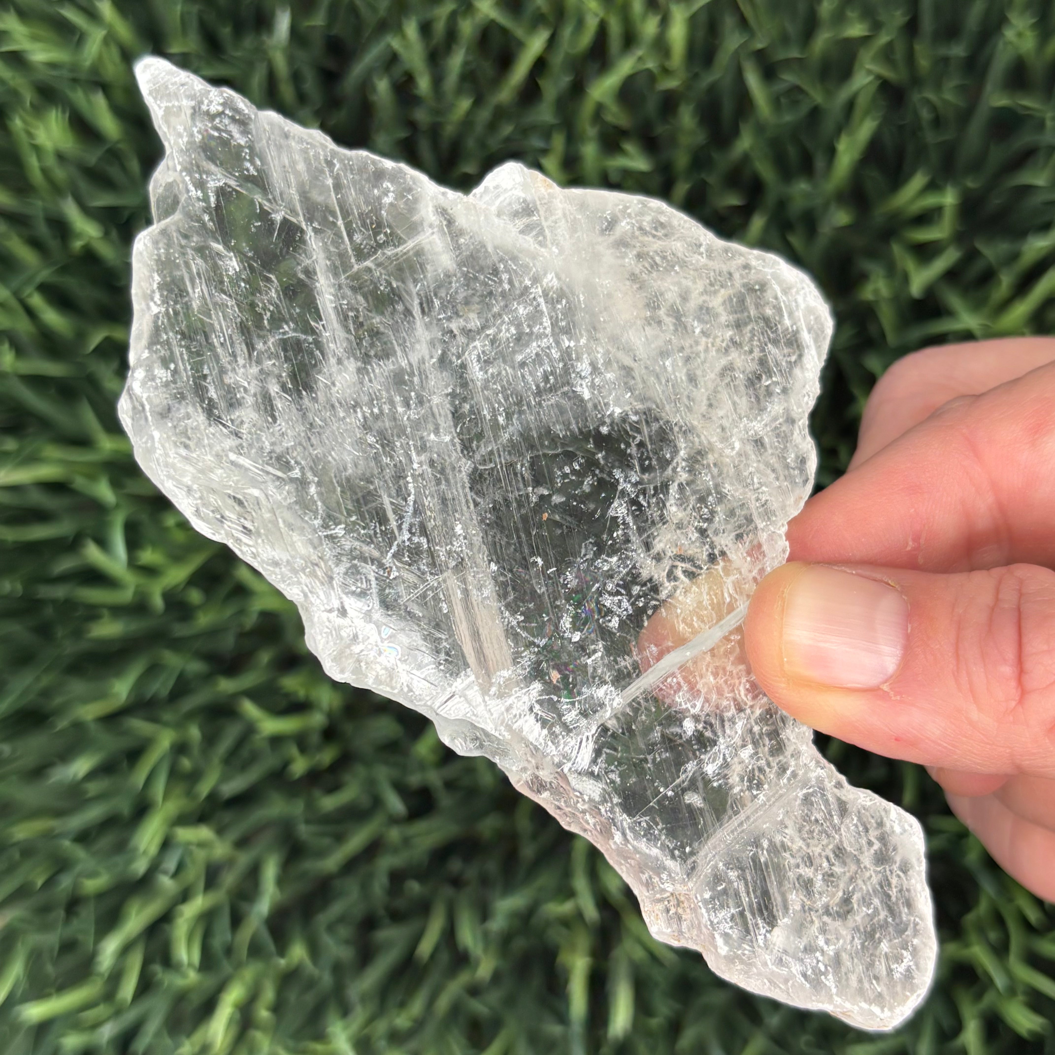 Clear Selenite Natural Form - 017
