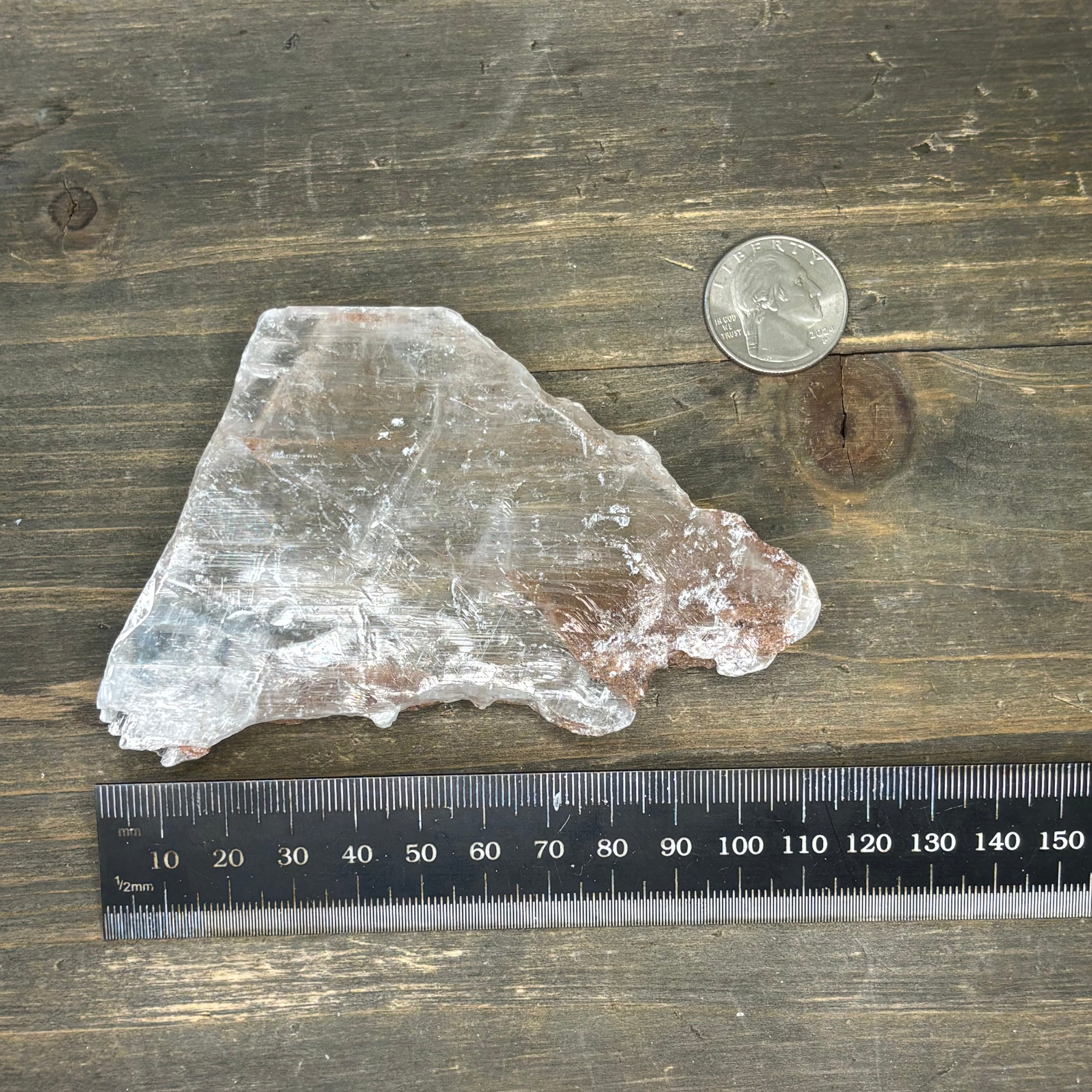 Clear Selenite Natural Form - 018