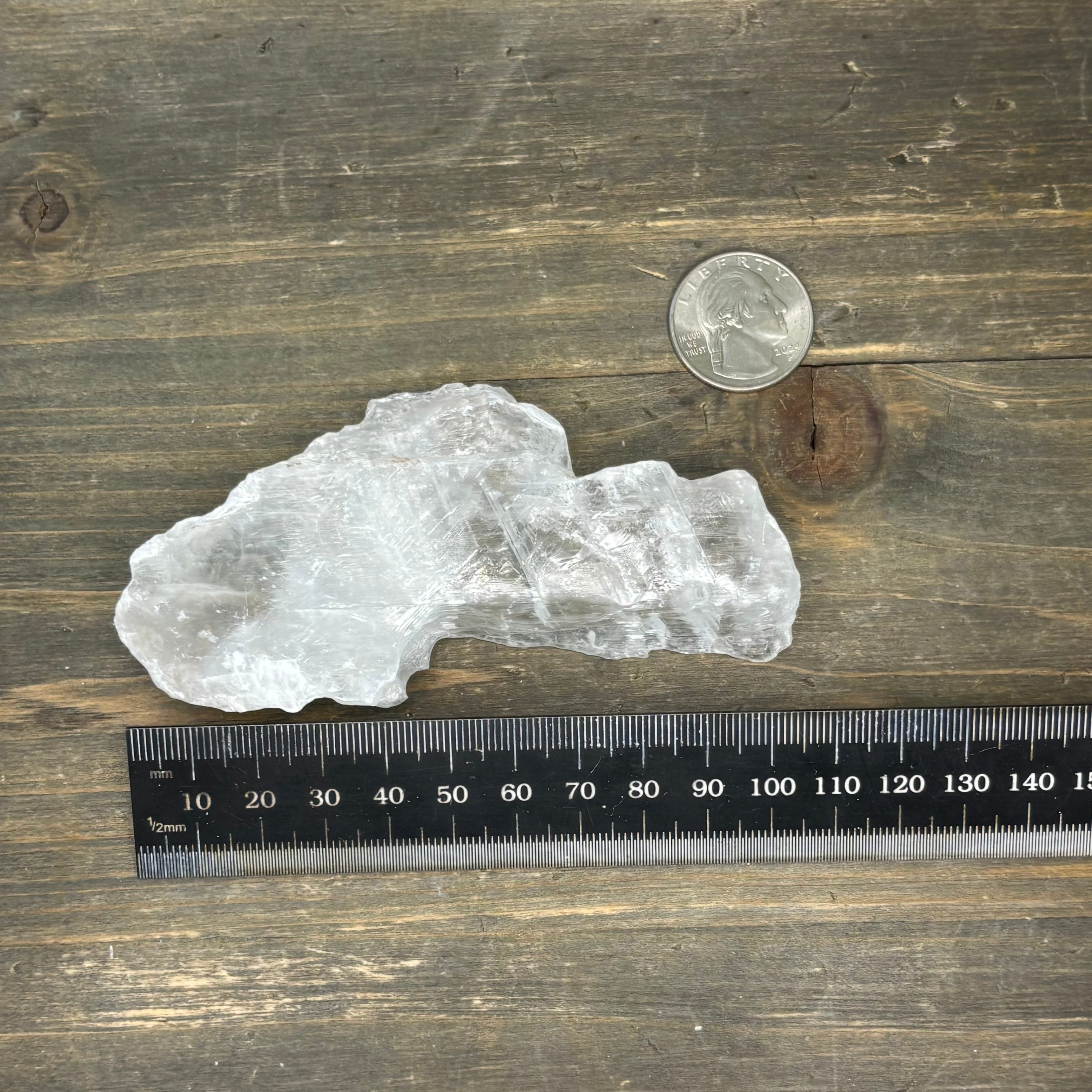 Clear Selenite Natural Form - 020