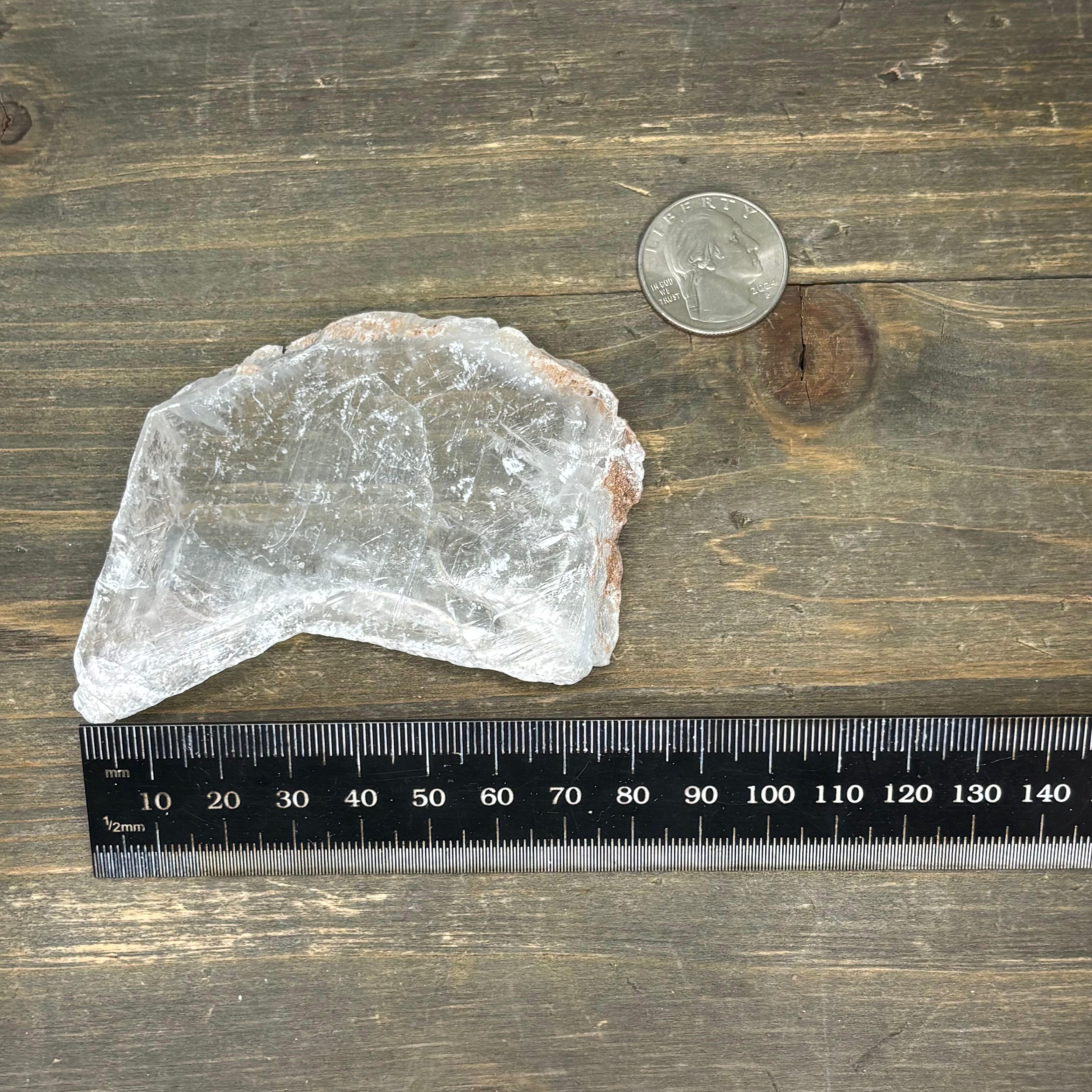Clear Selenite Natural Form - 022