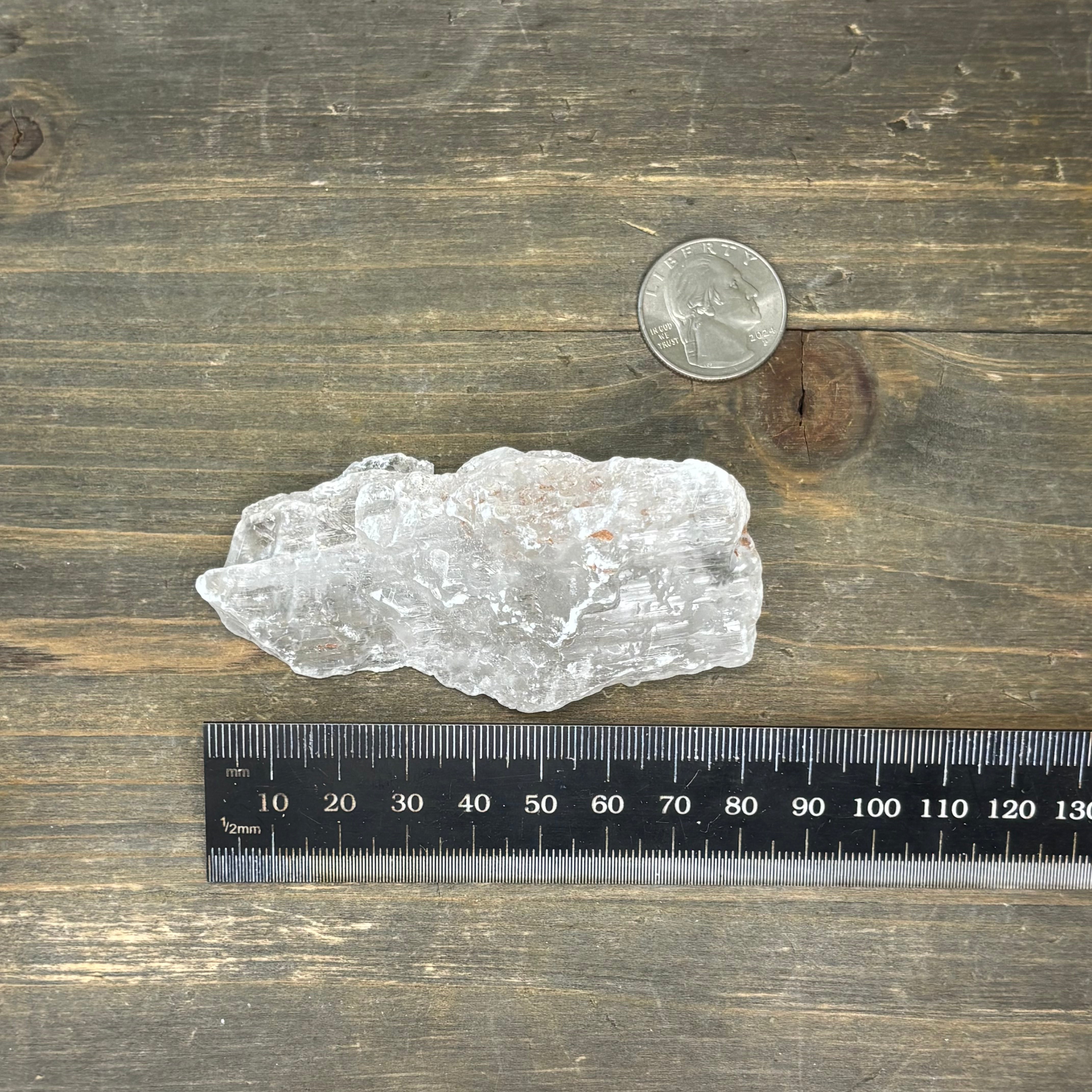 Clear Selenite Natural Form - 023