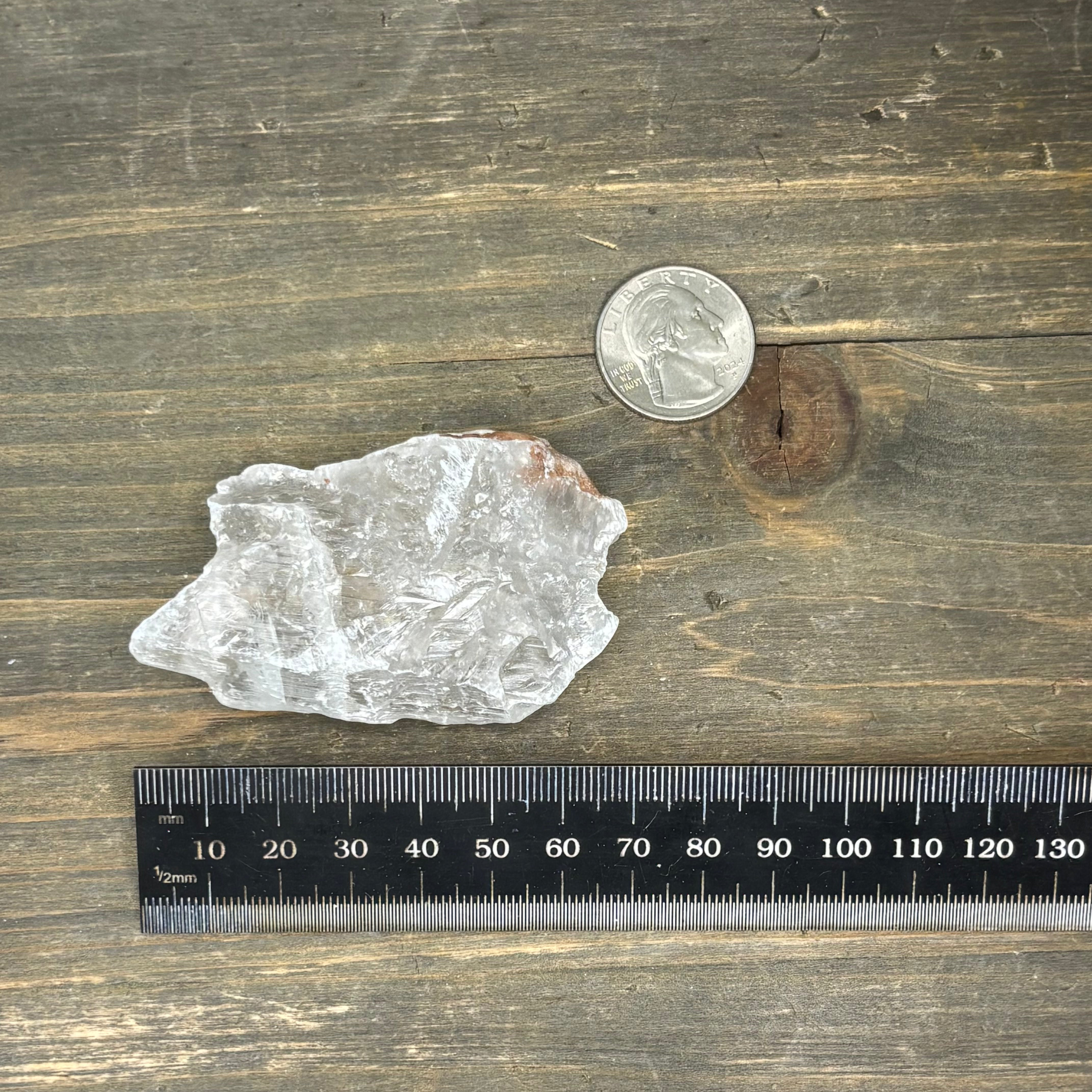 Clear Selenite Natural Form - 026