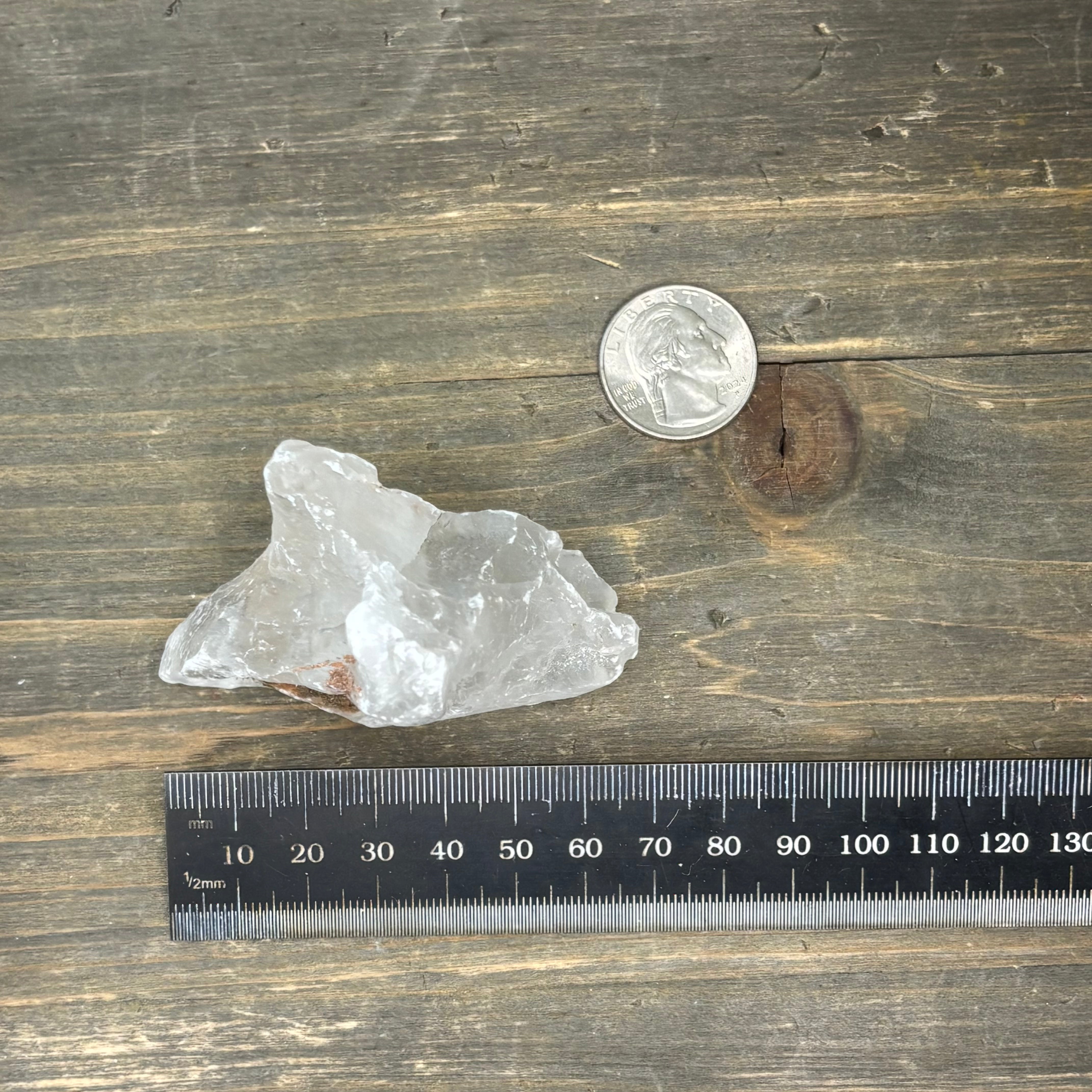 Clear Selenite Natural Form - 027