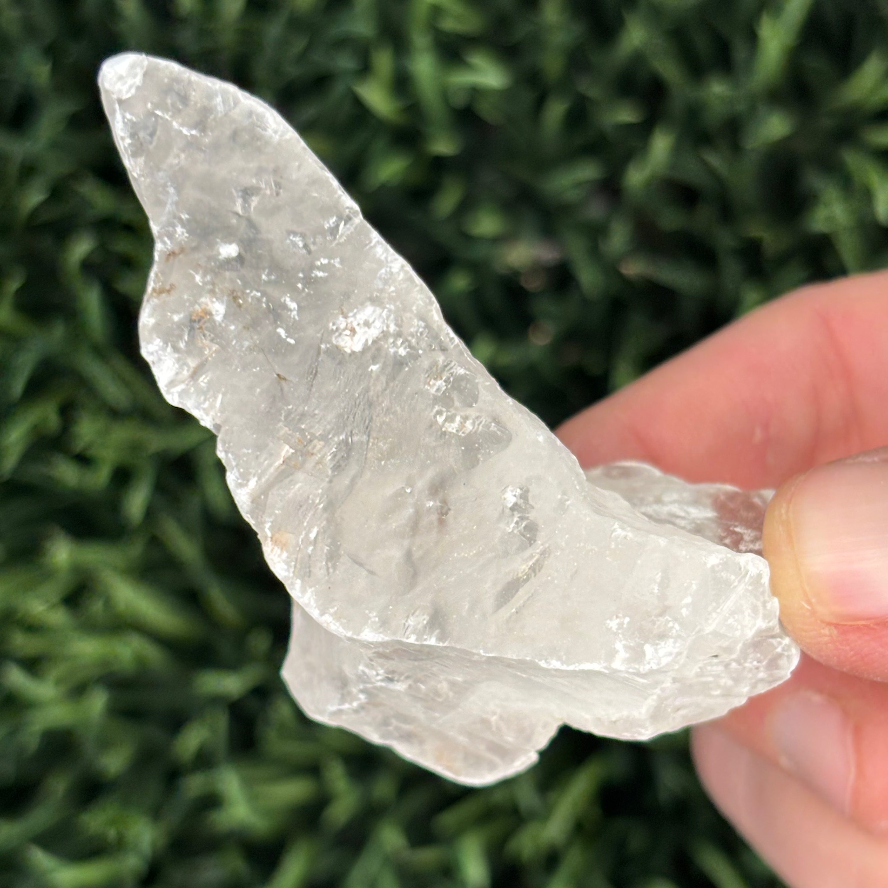 Clear Selenite Natural Form - 028